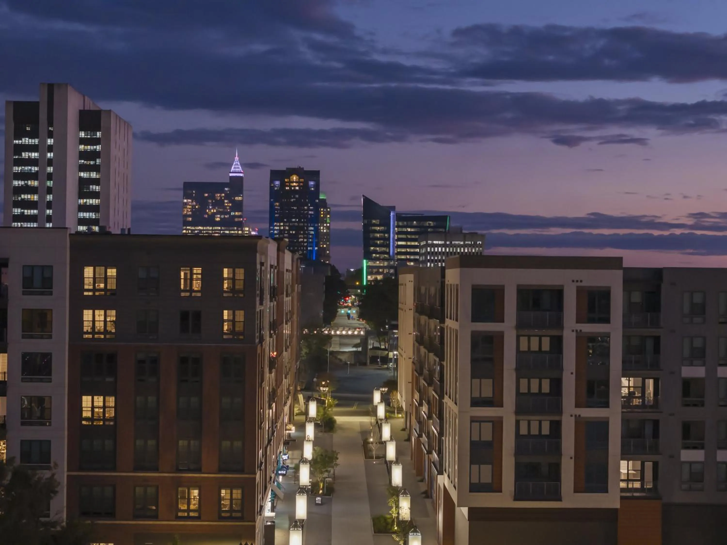 City view in Hyatt House Raleigh Downtown/Seaboard Station