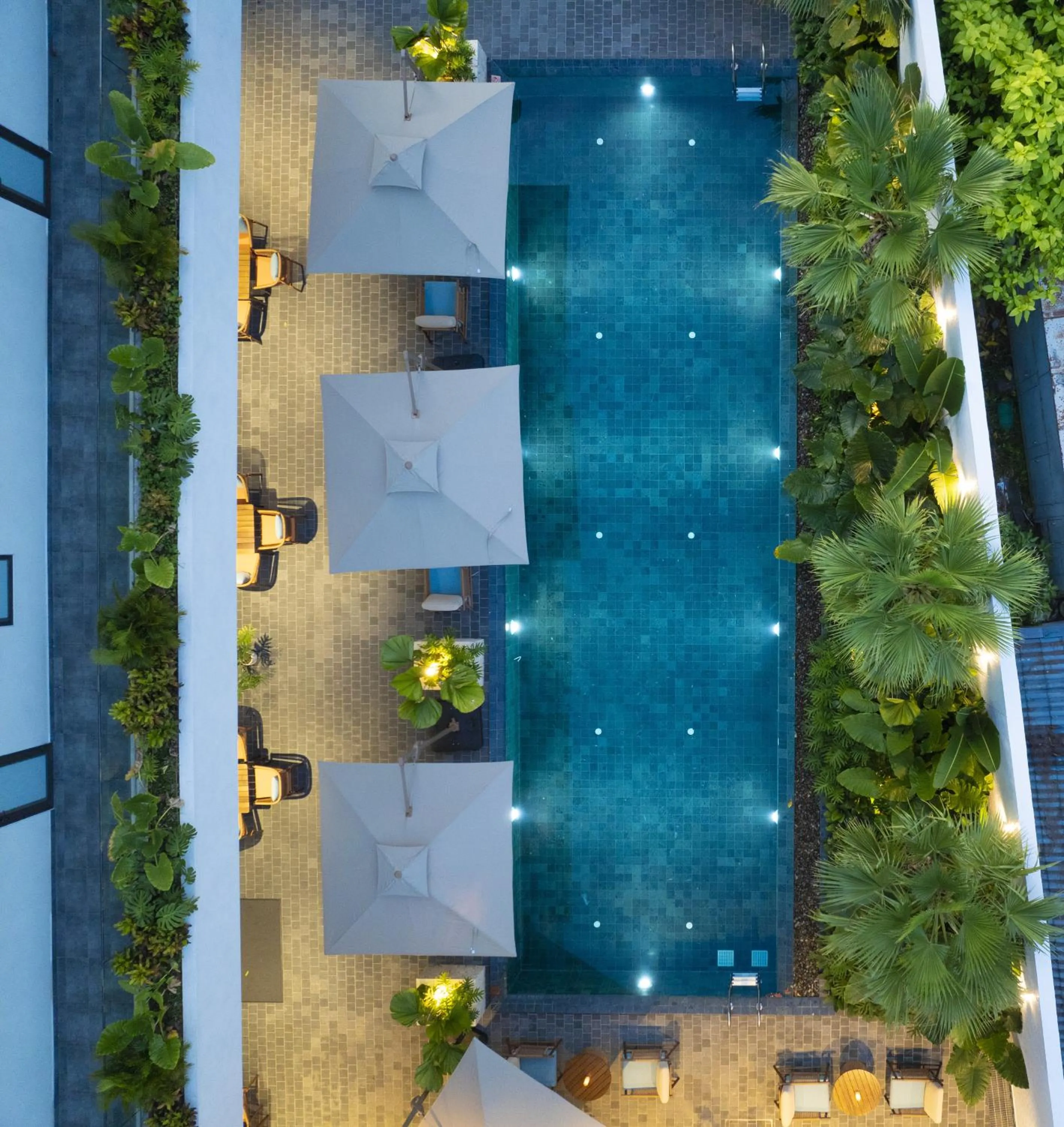 Swimming pool in Iconic Long Hai Hotel