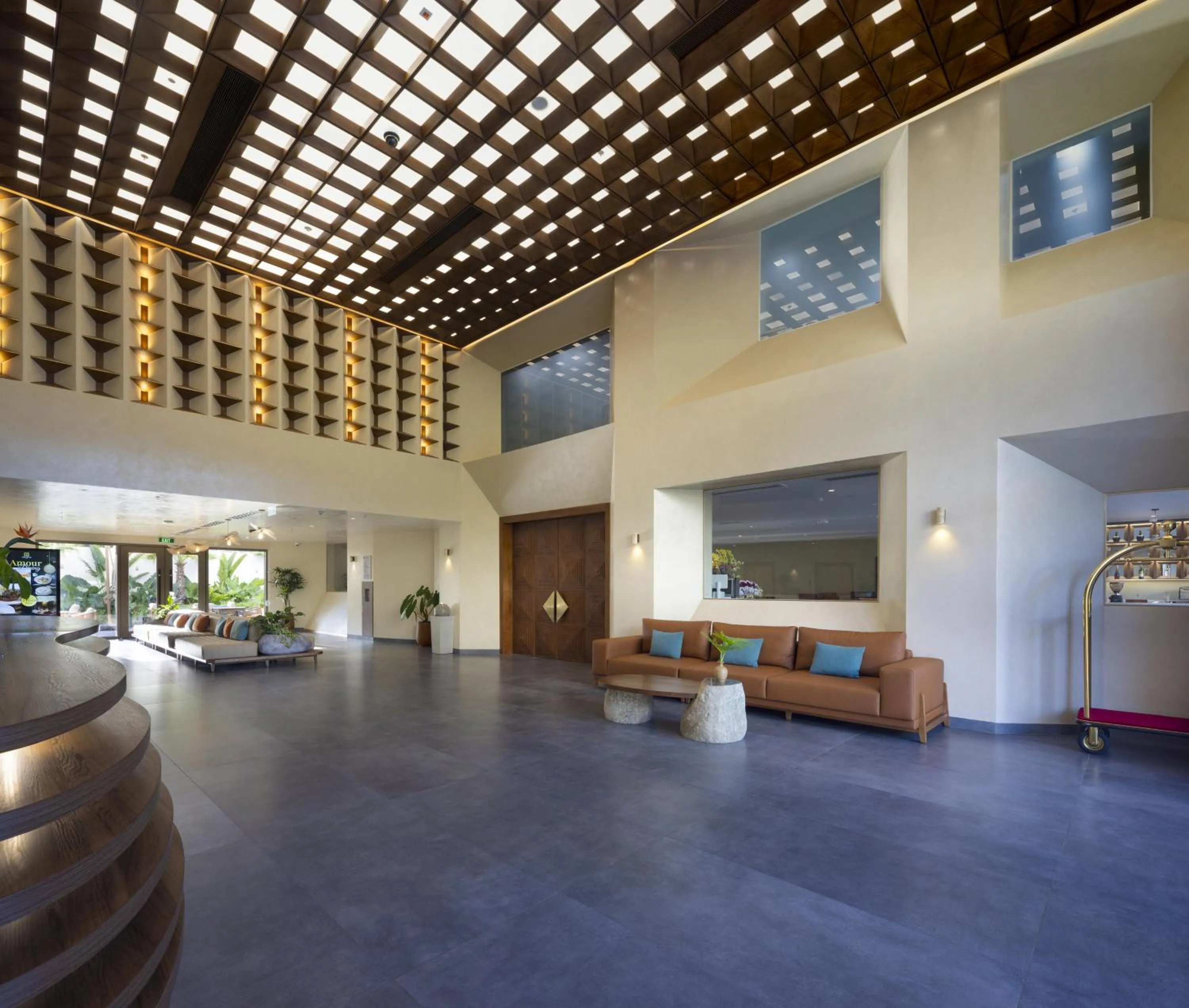 Communal lounge/ TV room in Iconic Long Hai Hotel