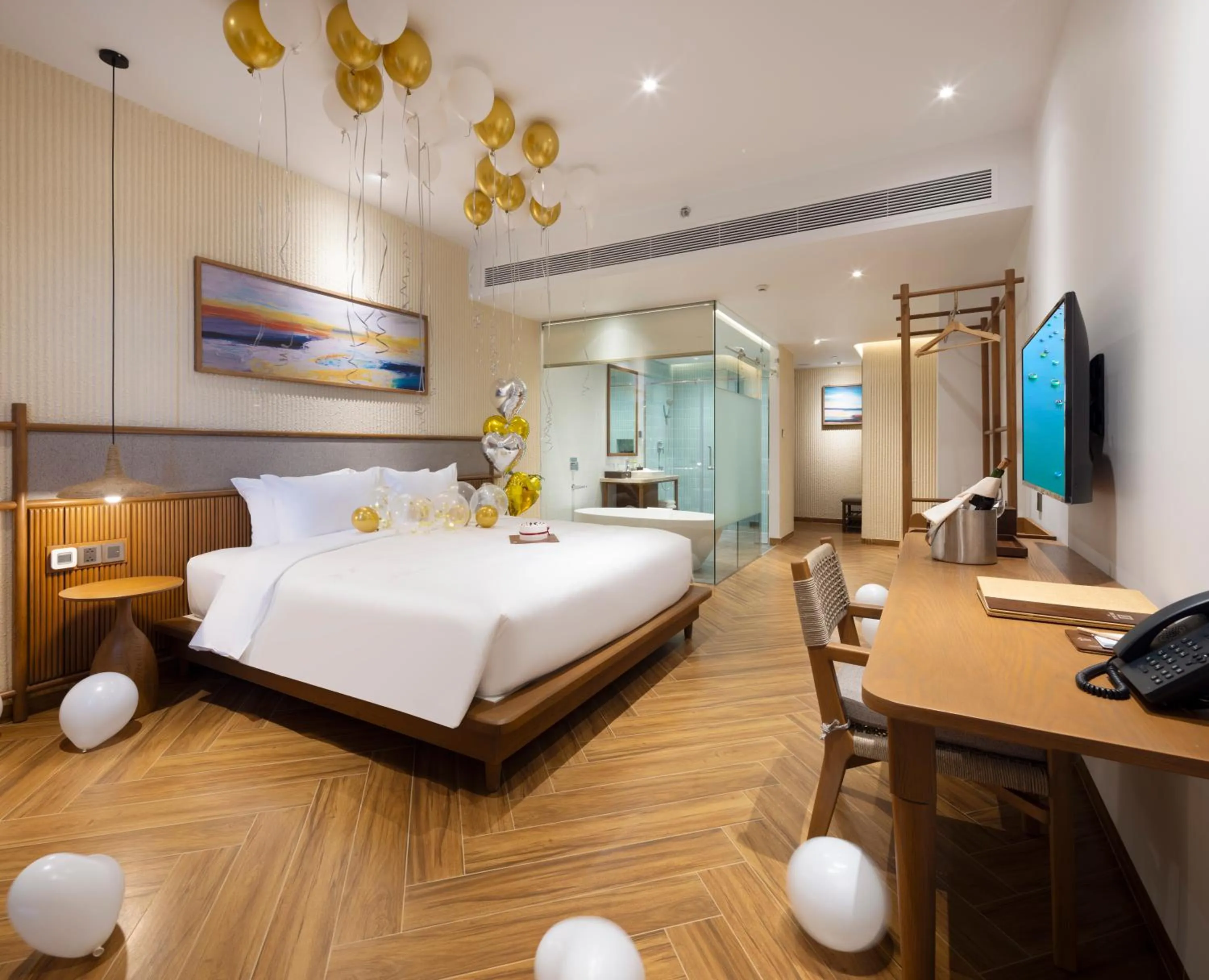 Bedroom, Bed in Iconic Long Hai Hotel