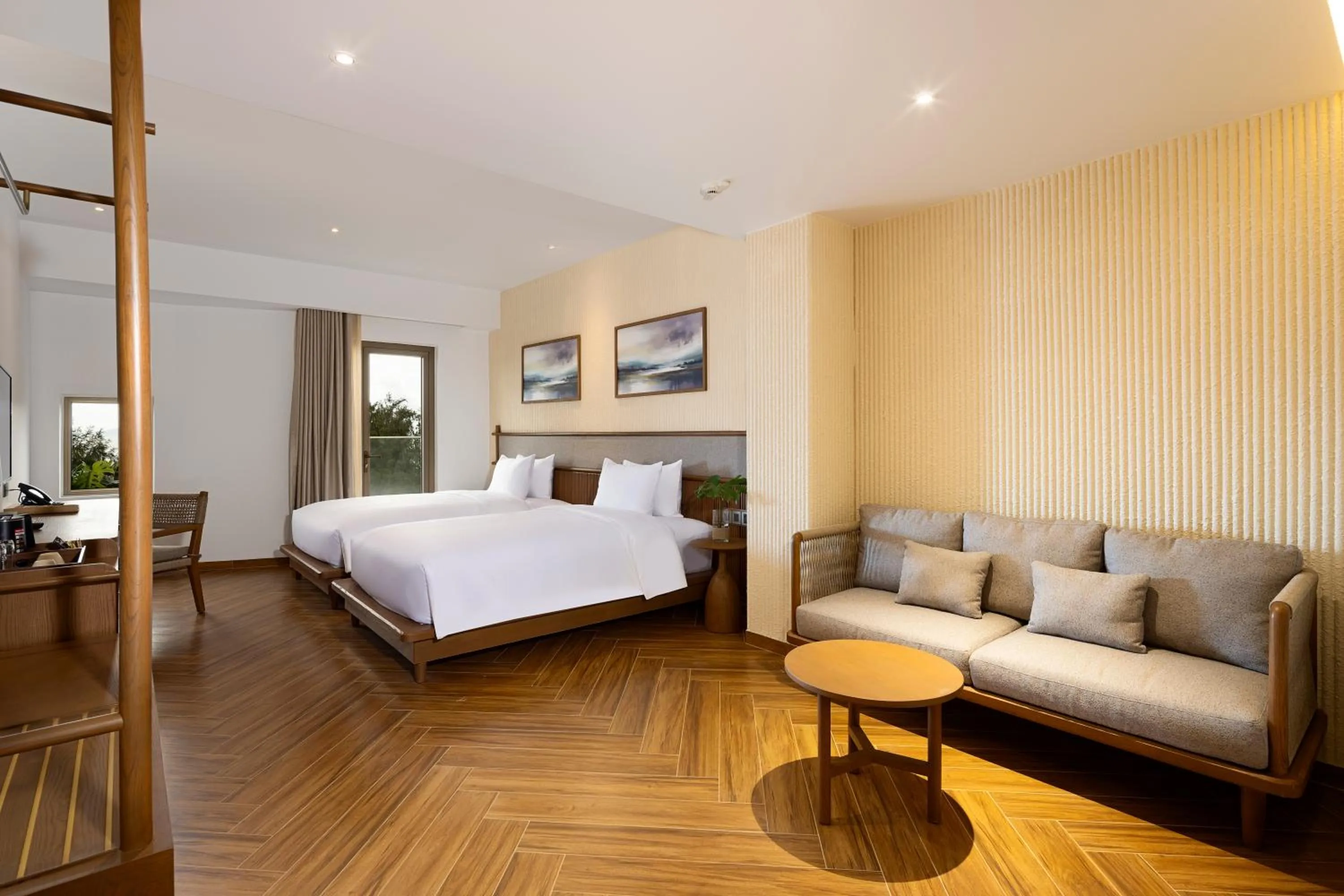 Bed in Iconic Long Hai Hotel