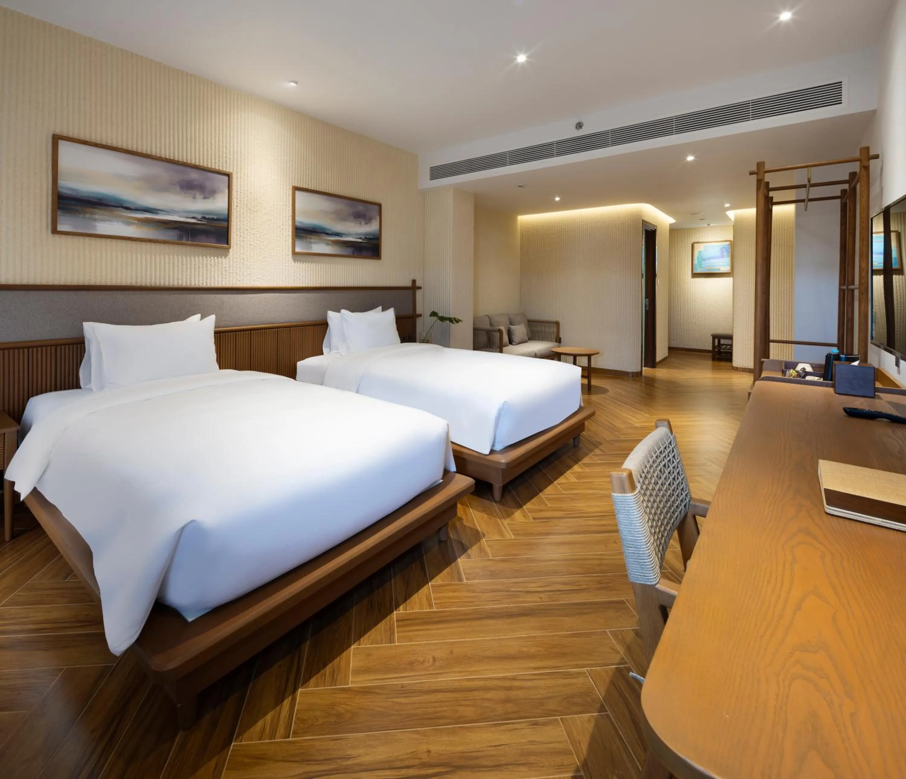 Bed in Iconic Long Hai Hotel