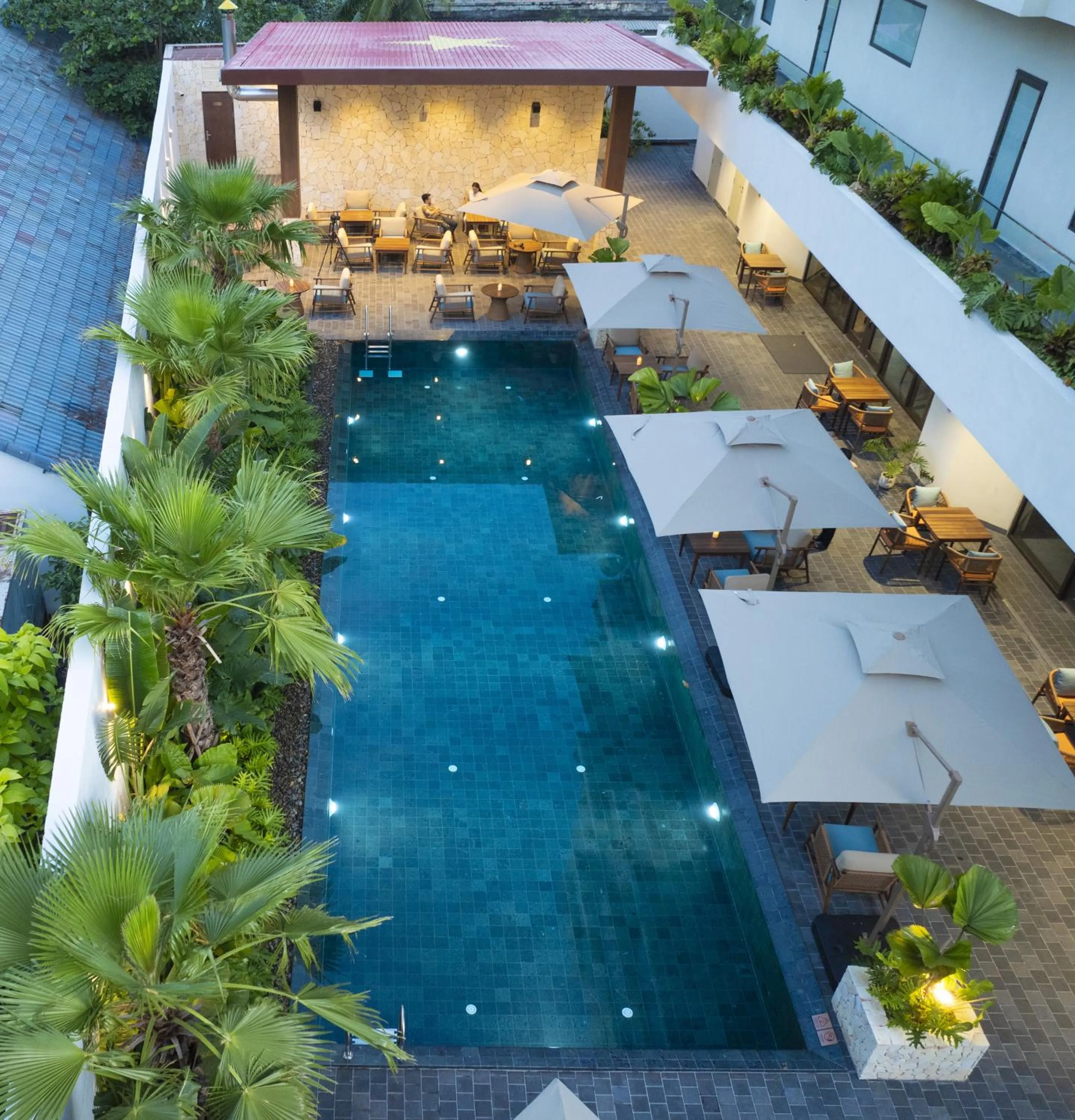 Swimming pool in Iconic Long Hai Hotel