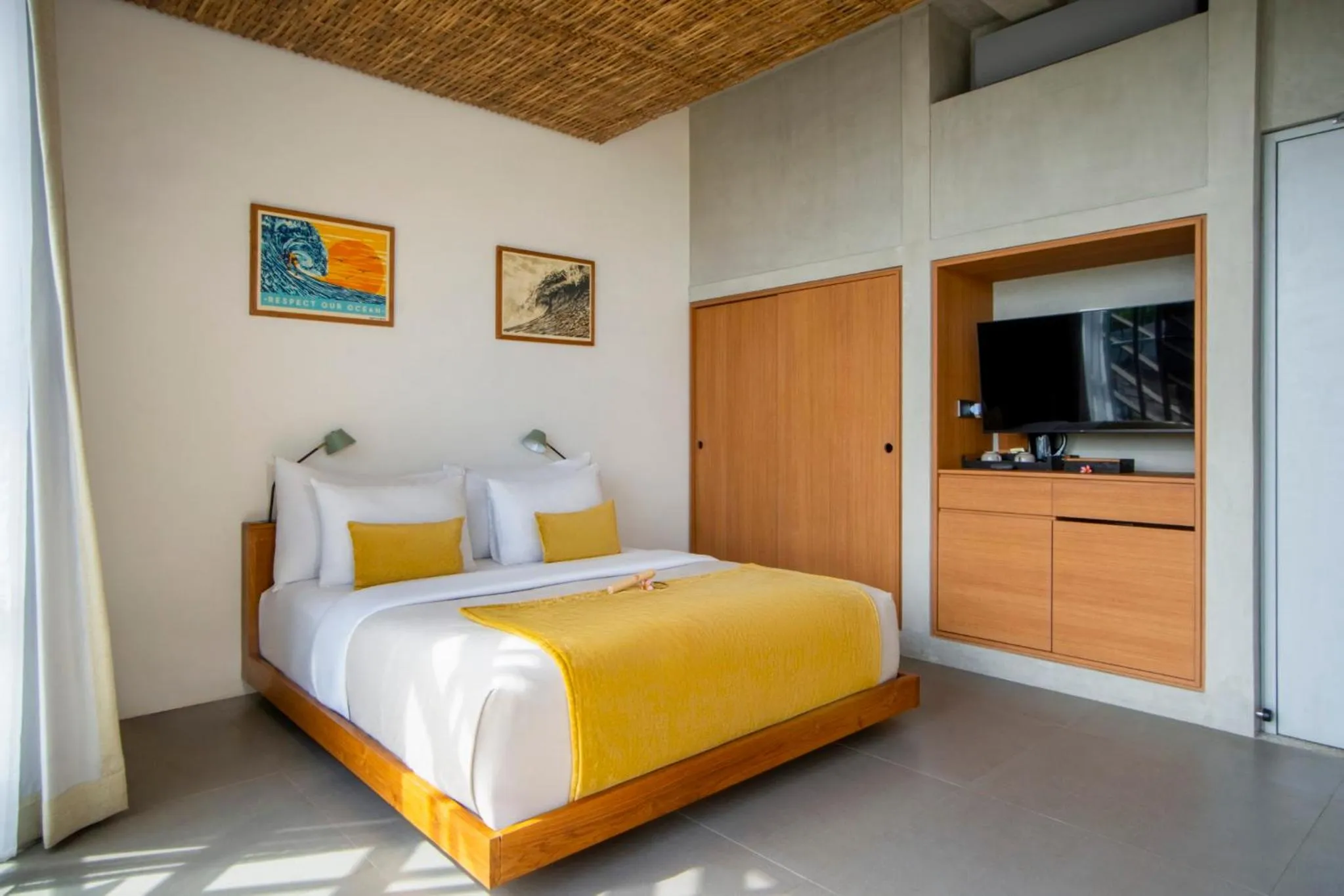 Bedroom, Bed in Atap Resort Canggu by Ini Vie Hospitality