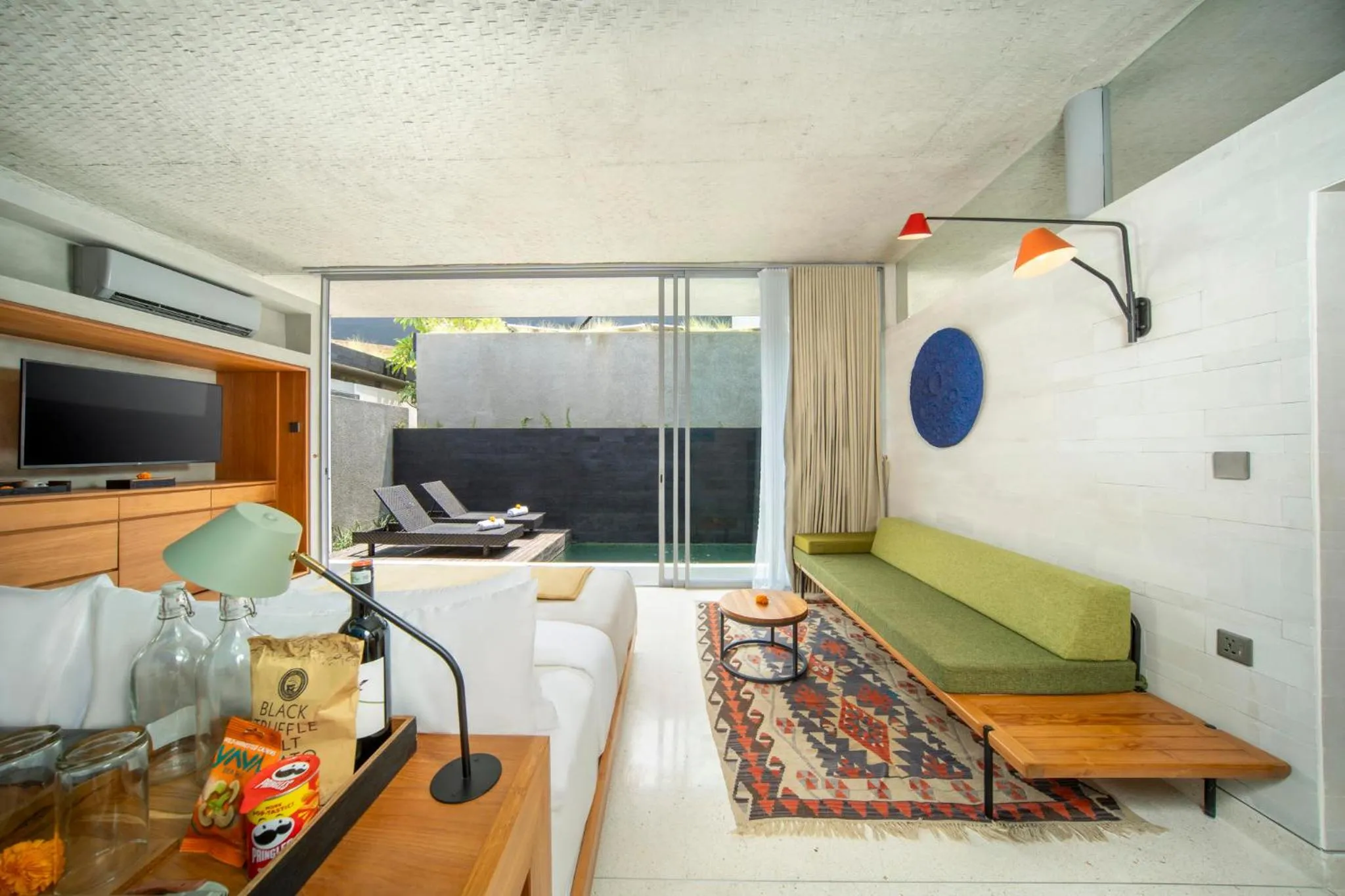 Living room in Atap Resort Canggu by Ini Vie Hospitality