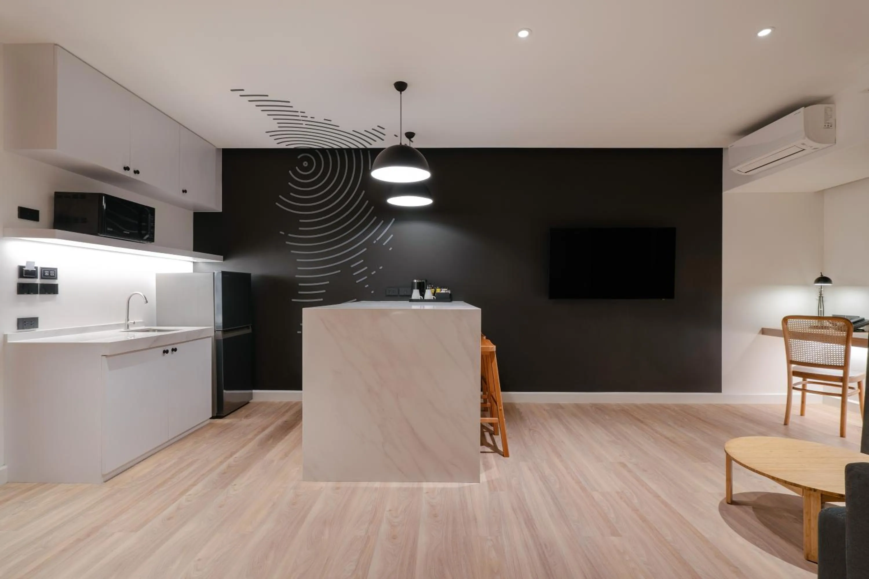 Kitchen or kitchenette in Blu Monkey Hub and Hotel Laguna, Bangtao Phuket