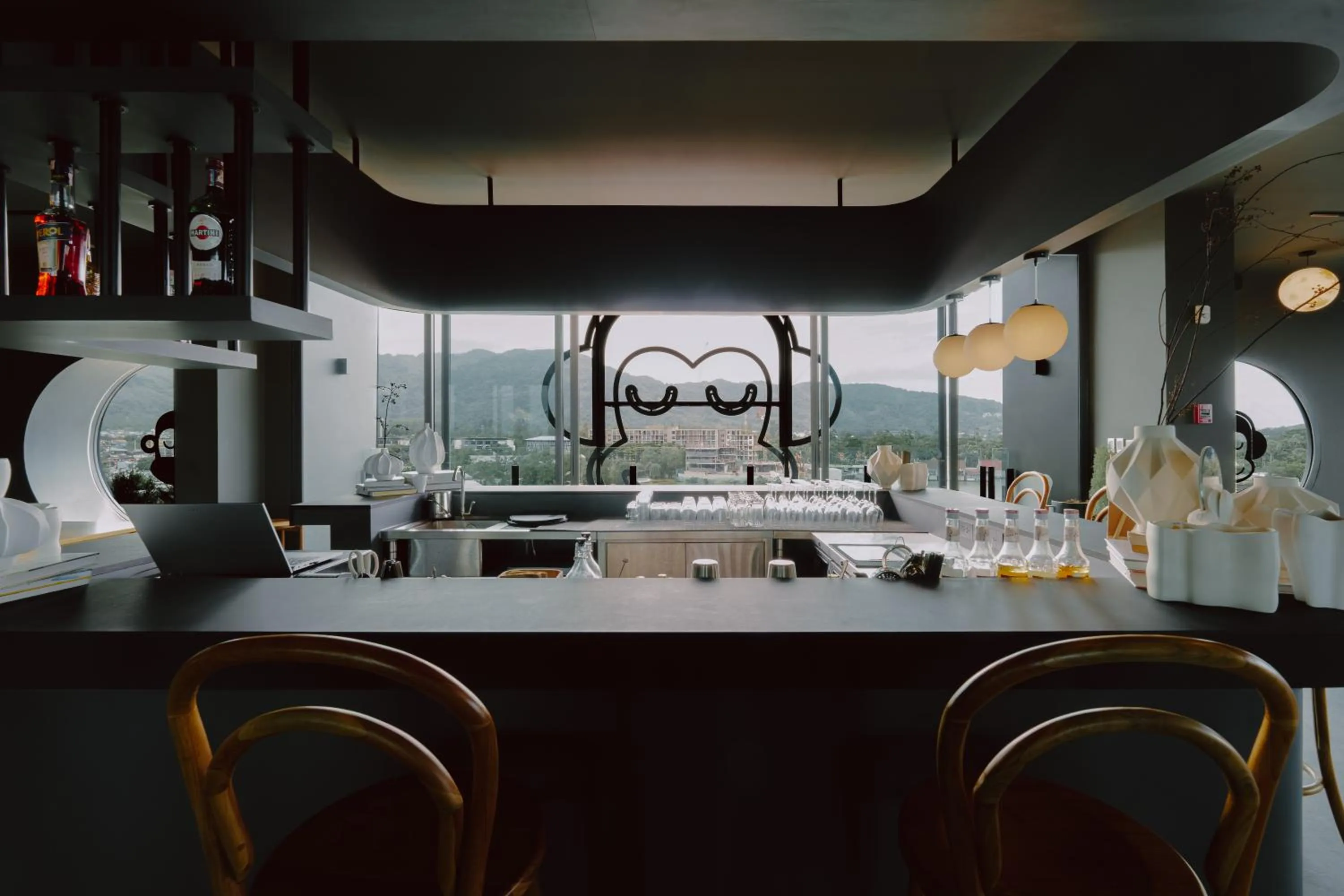 Lounge or bar in Blu Monkey Hub and Hotel Laguna, Bangtao Phuket