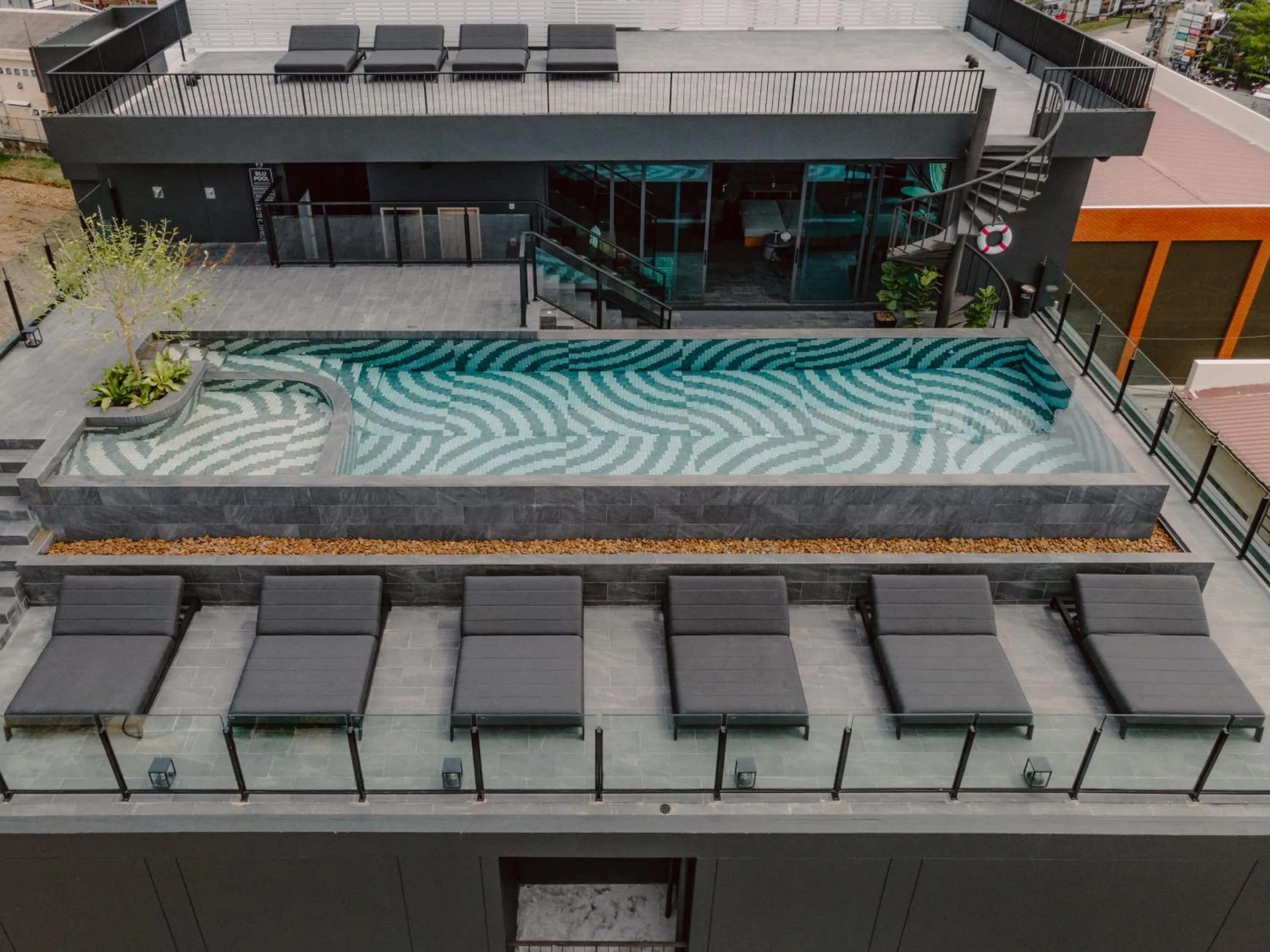 Pool view in Blu Monkey Hub and Hotel Laguna, Bangtao Phuket