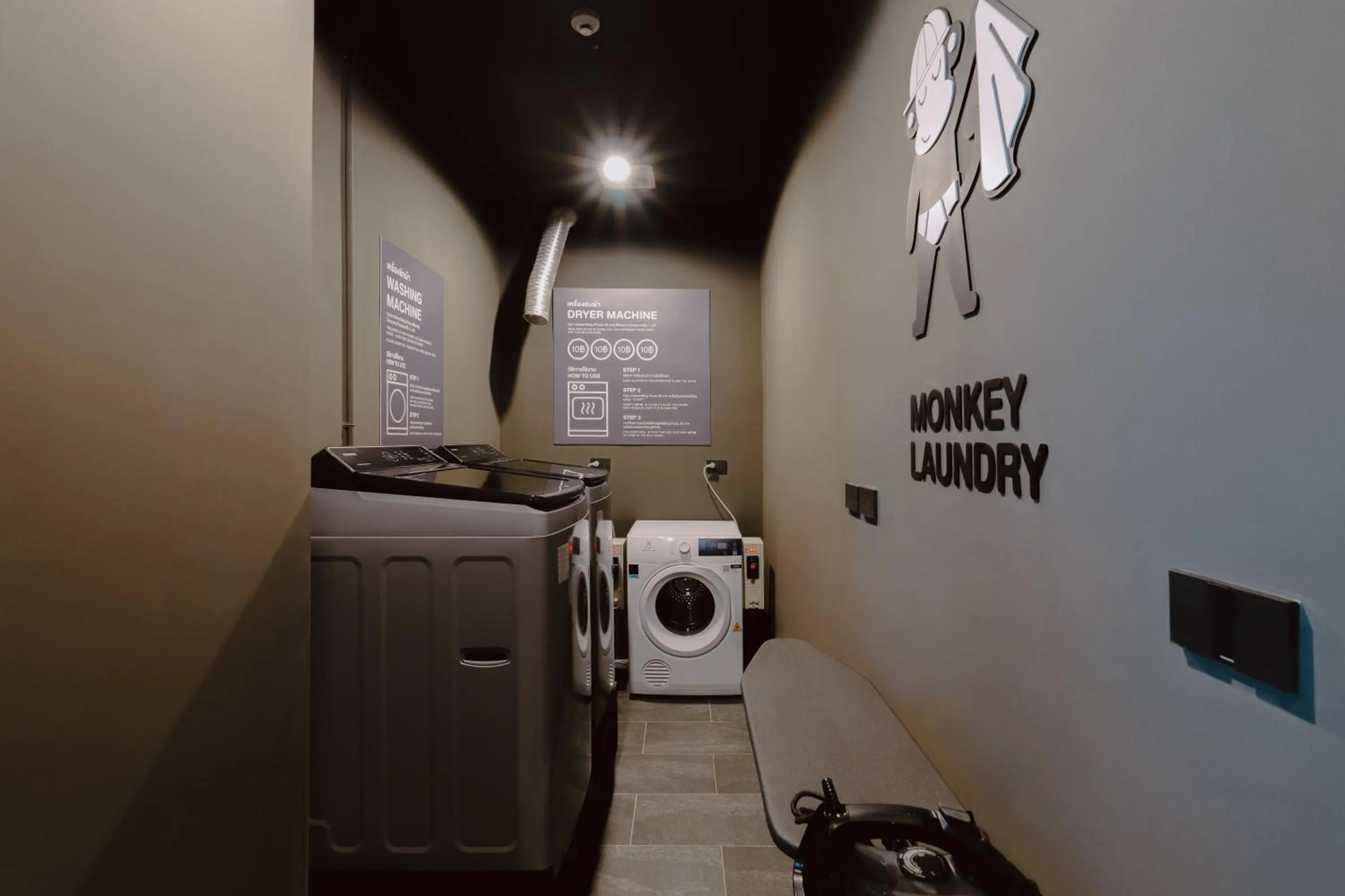 washing machine in Blu Monkey Hub and Hotel Laguna, Bangtao Phuket
