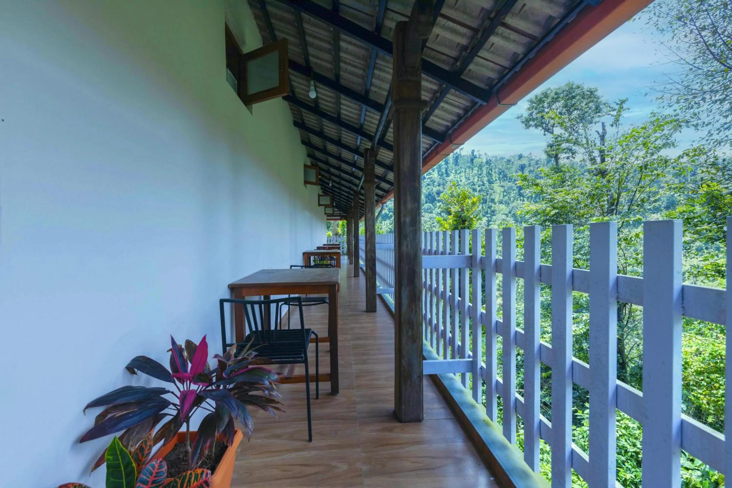 Balcony/Terrace in Treebo River View
