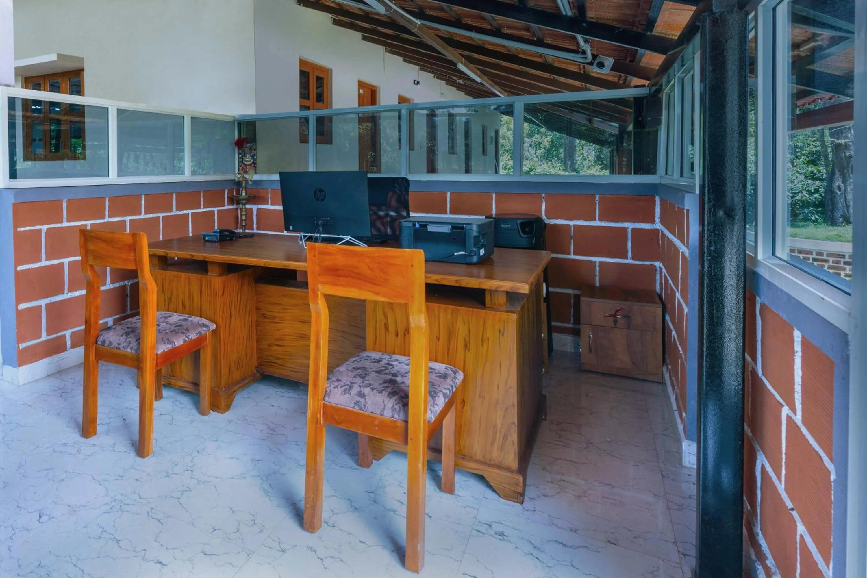 Lobby or reception in Treebo River View