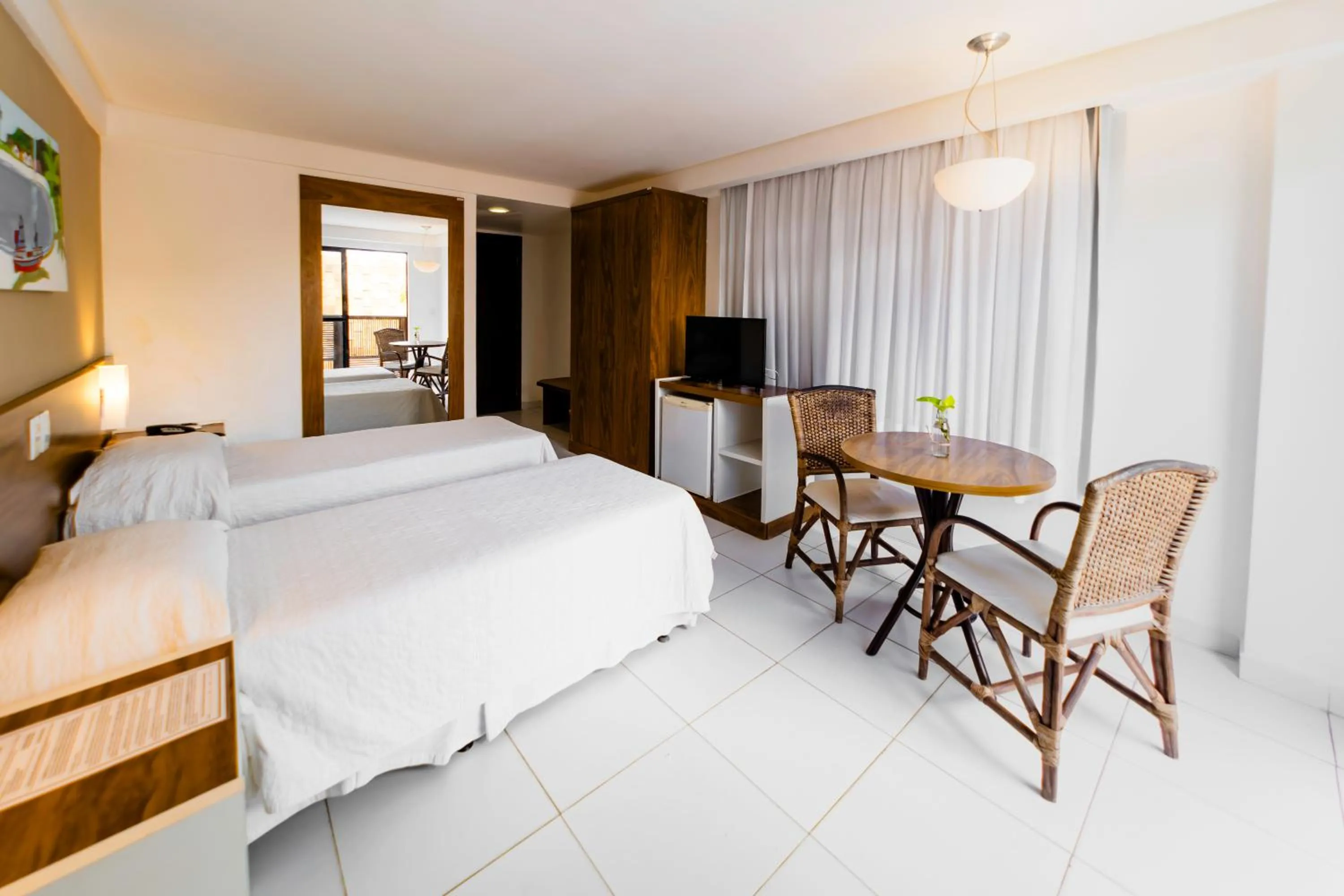 Bedroom, Bed in Porto Suítes Natal Hotel