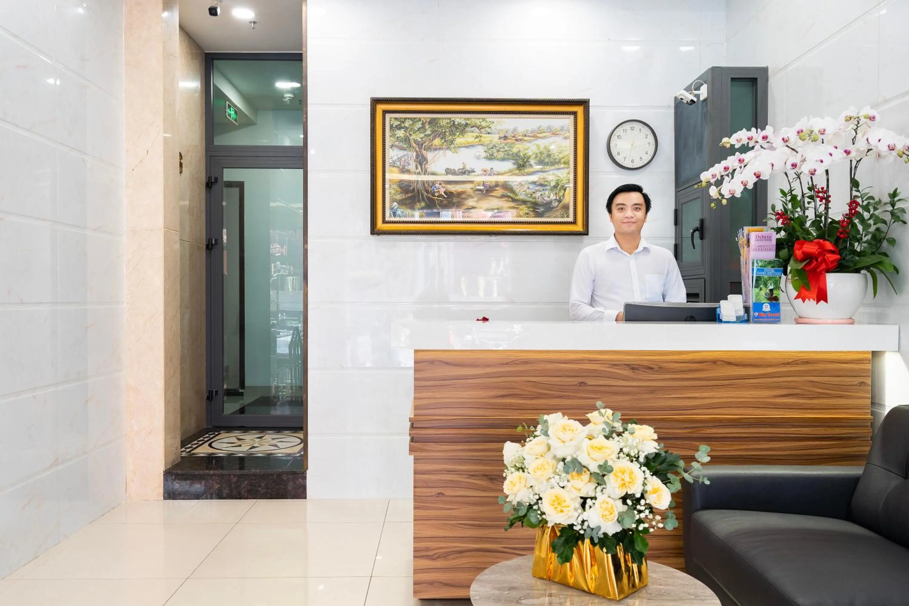 Lobby or reception in Hoang Luxury Hotel Dist 1 Ho Chi Minh
