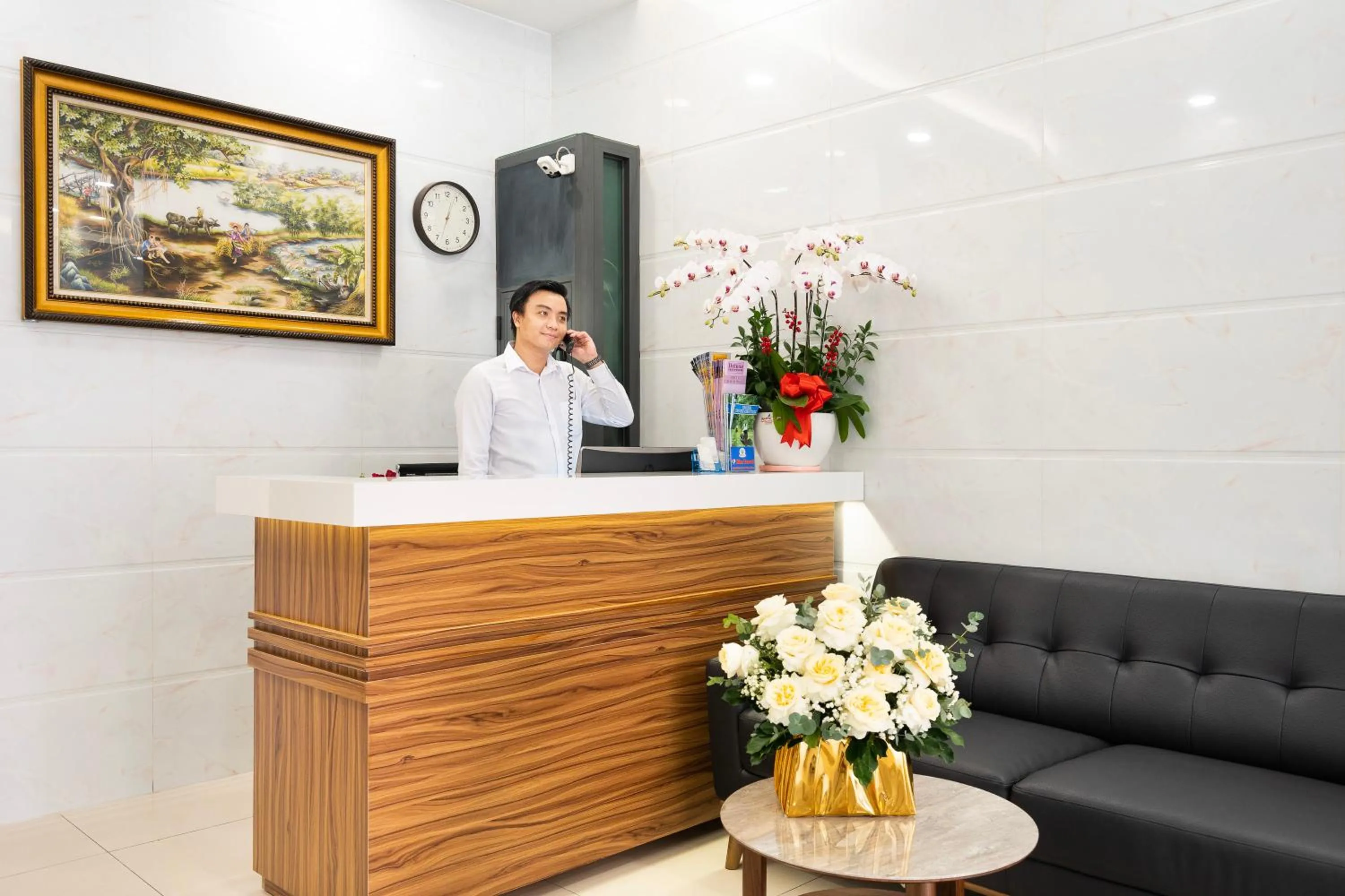 Lobby or reception in Hoang Luxury Hotel Dist 1 Ho Chi Minh