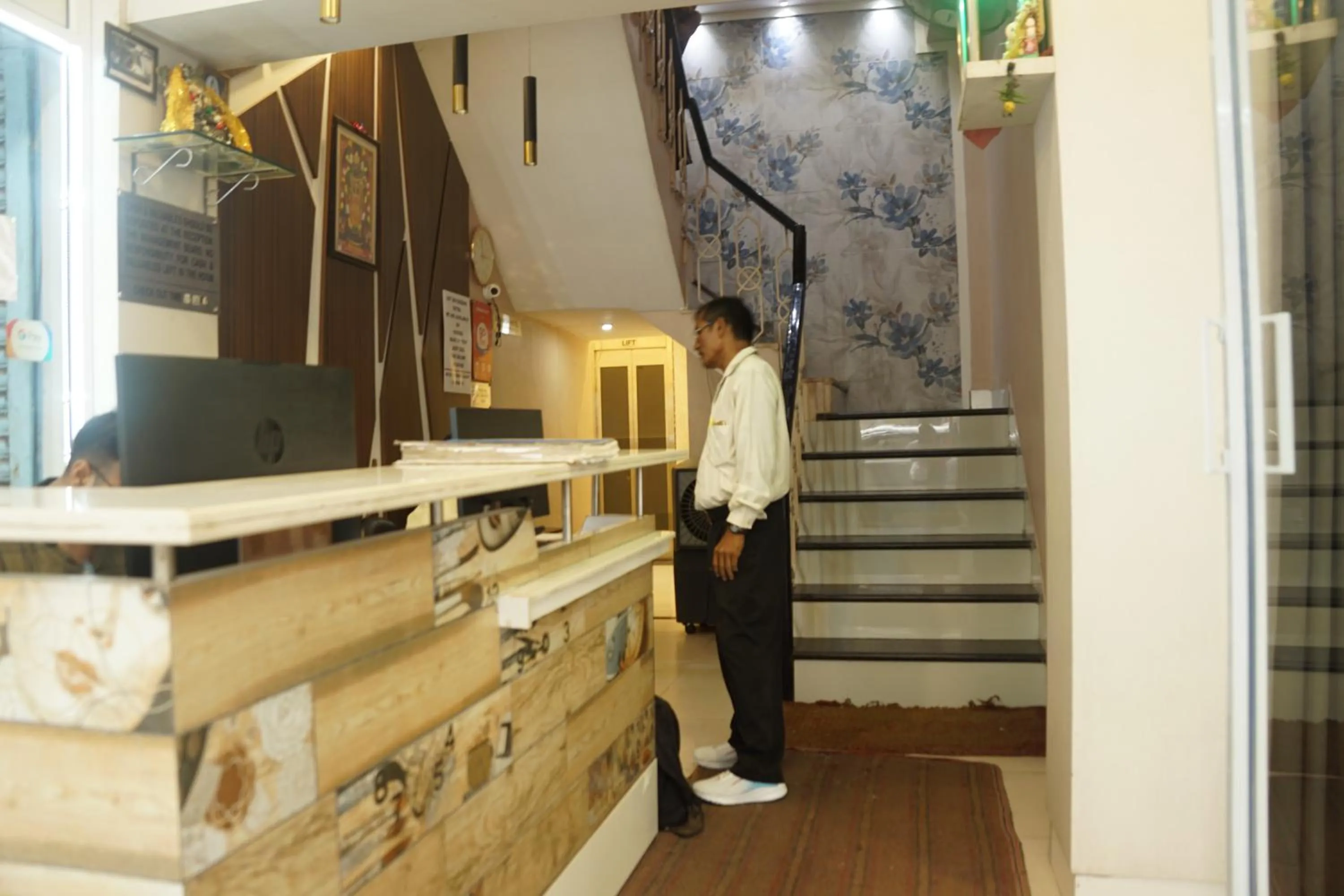 Lobby or reception in Subhash Hotel