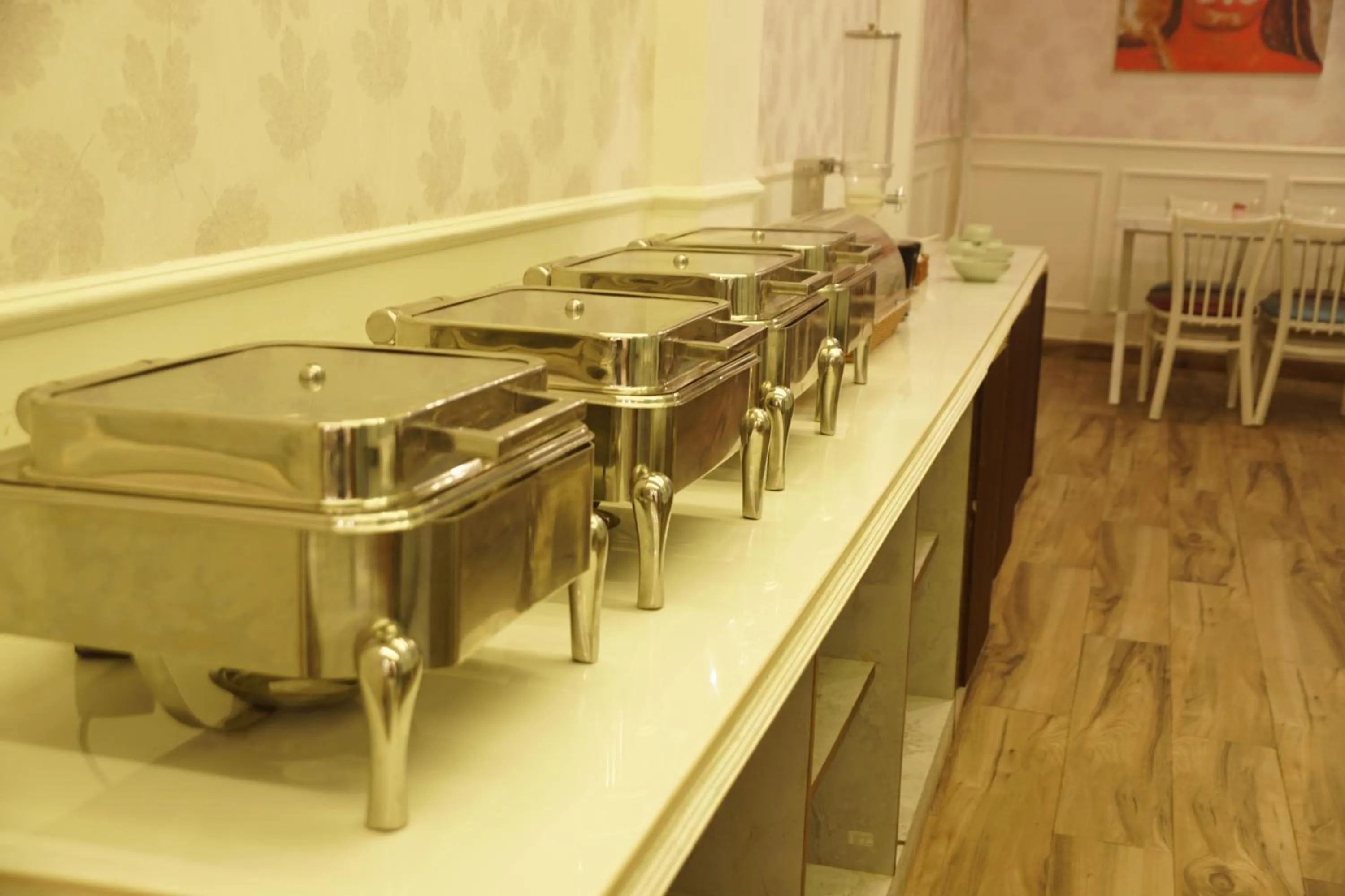 Buffet breakfast in Subhash Hotel