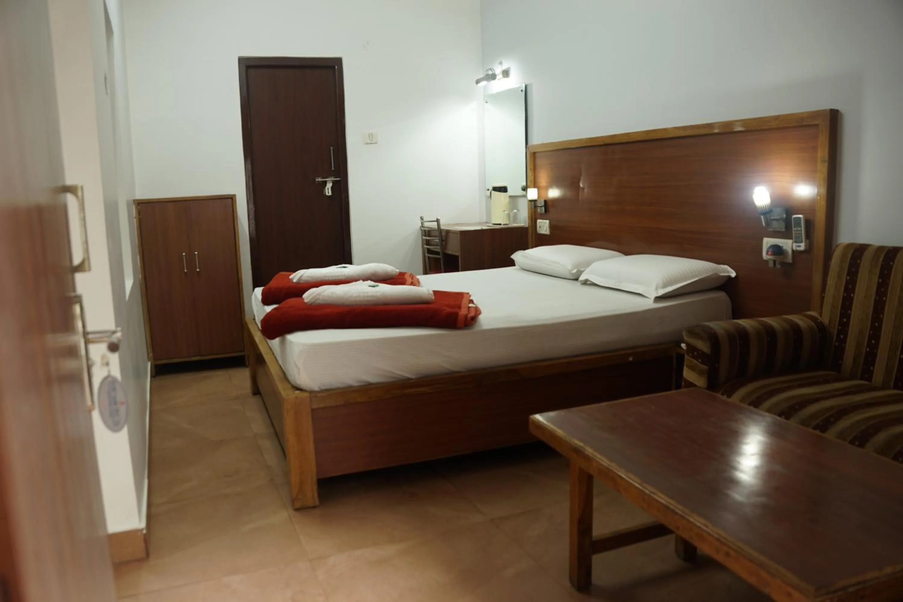 Photo of the whole room, Bed in Subhash Hotel