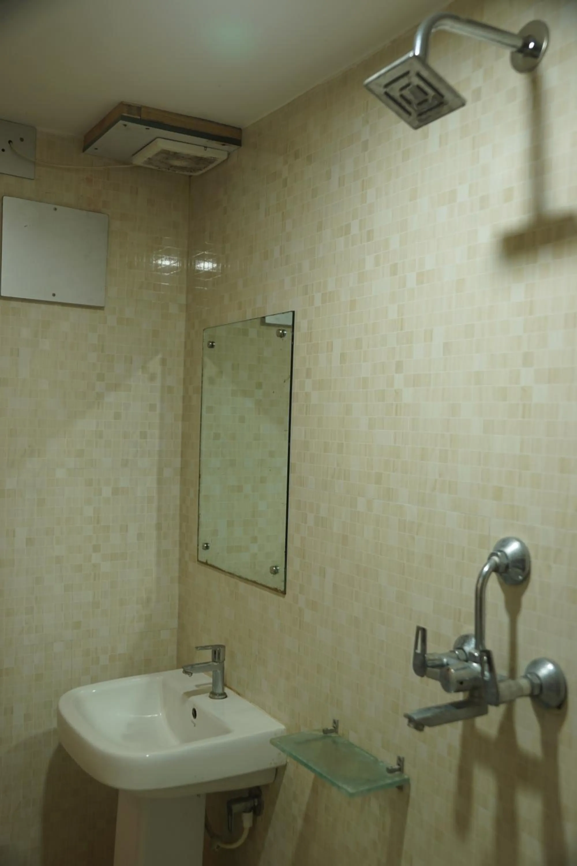 Shower in Subhash Hotel