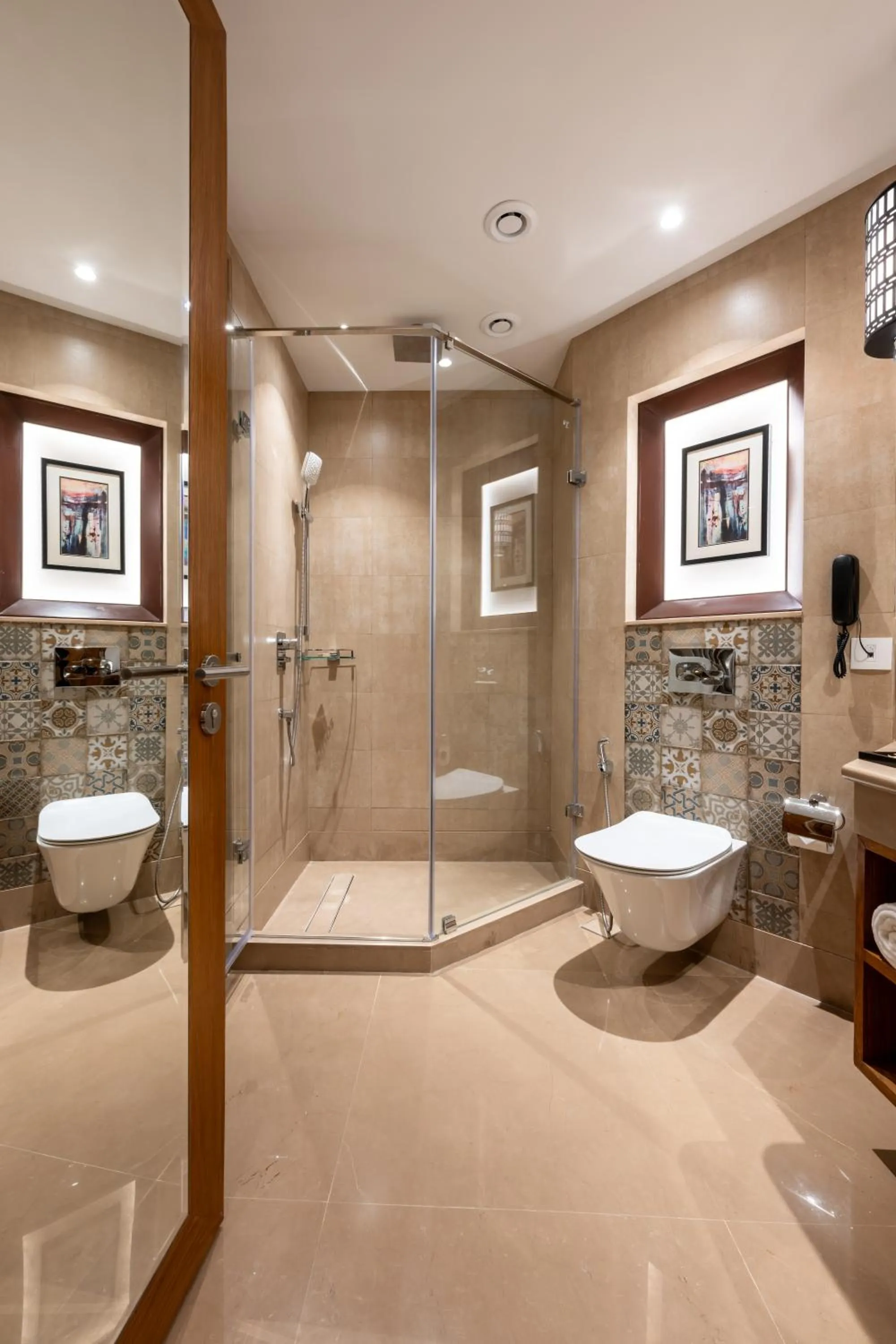 Bathroom in Charmwood Hotel