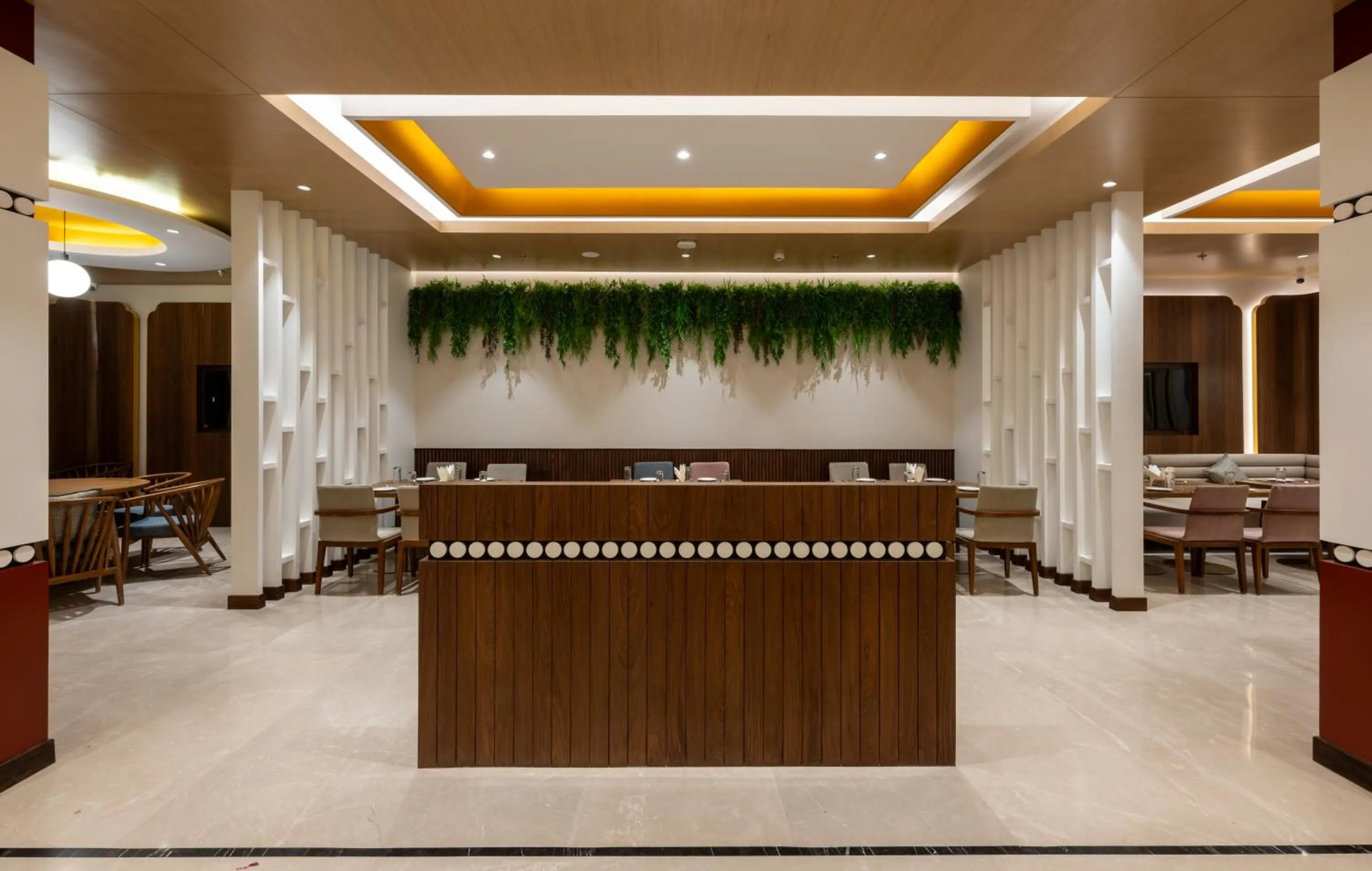 Dining area in Charmwood Hotel