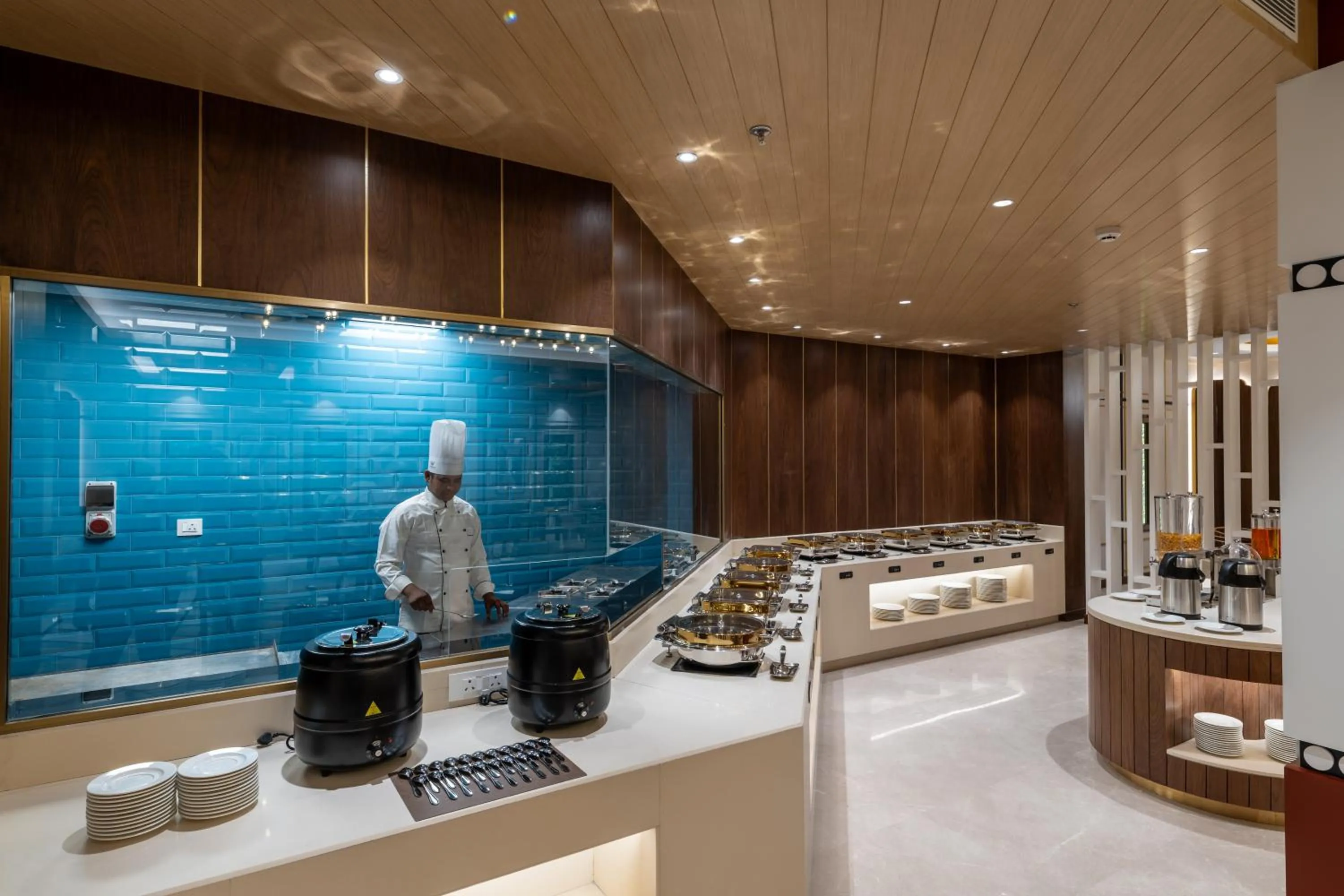 Dining area in Charmwood Hotel