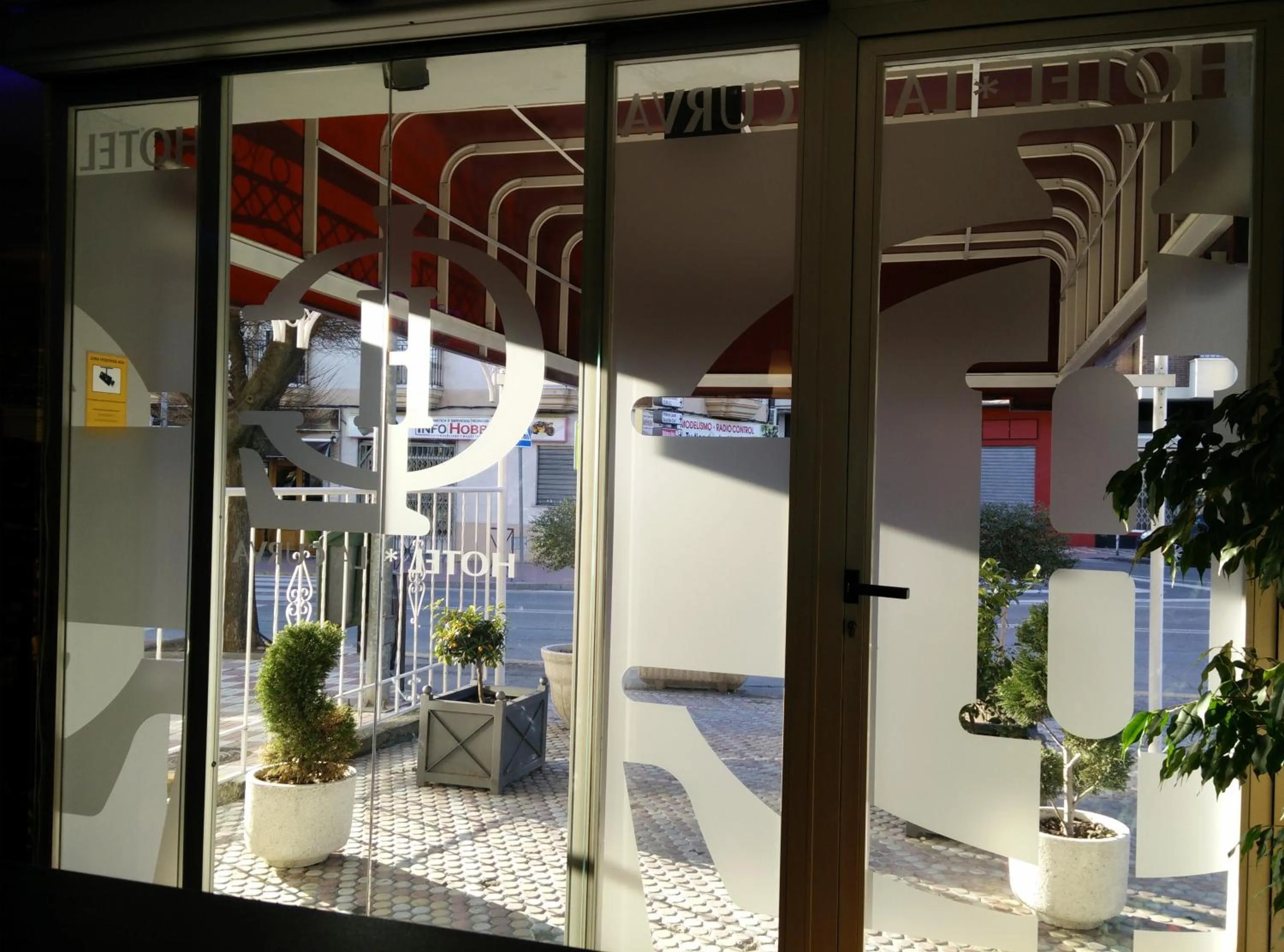 Lobby or reception in Hotel La Curva