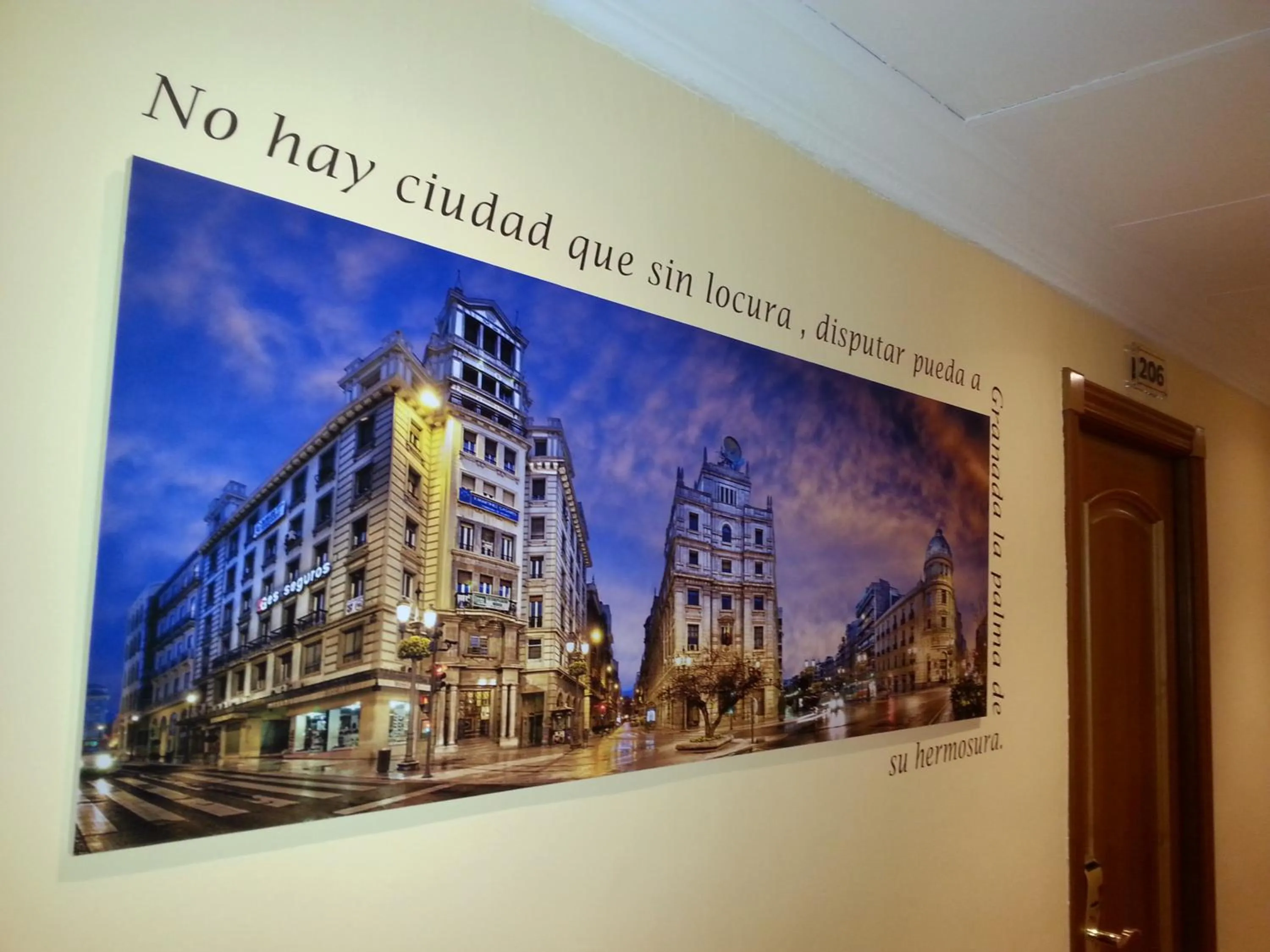 Decorative detail in Hotel La Curva