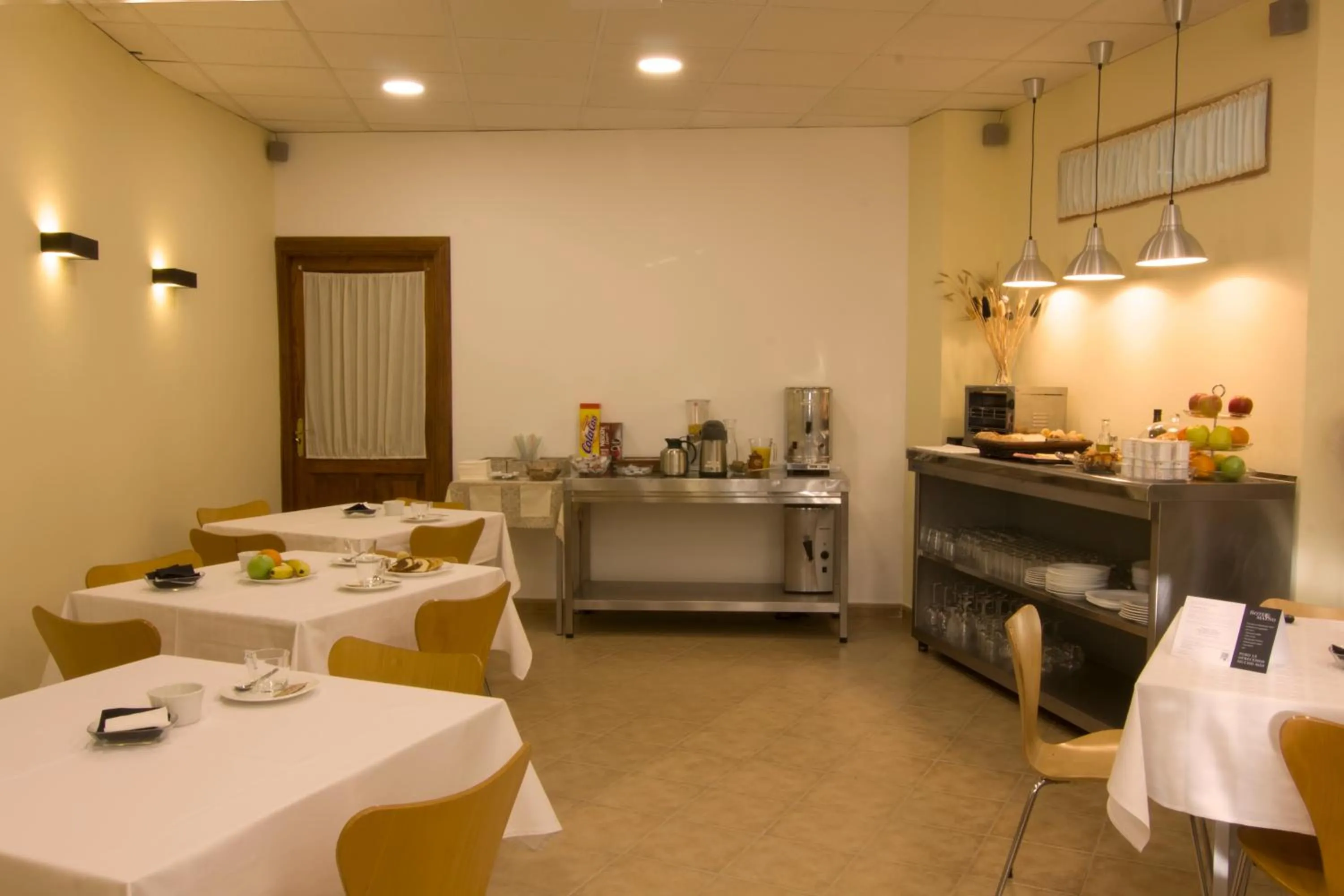 Buffet breakfast in Hotel Mayno