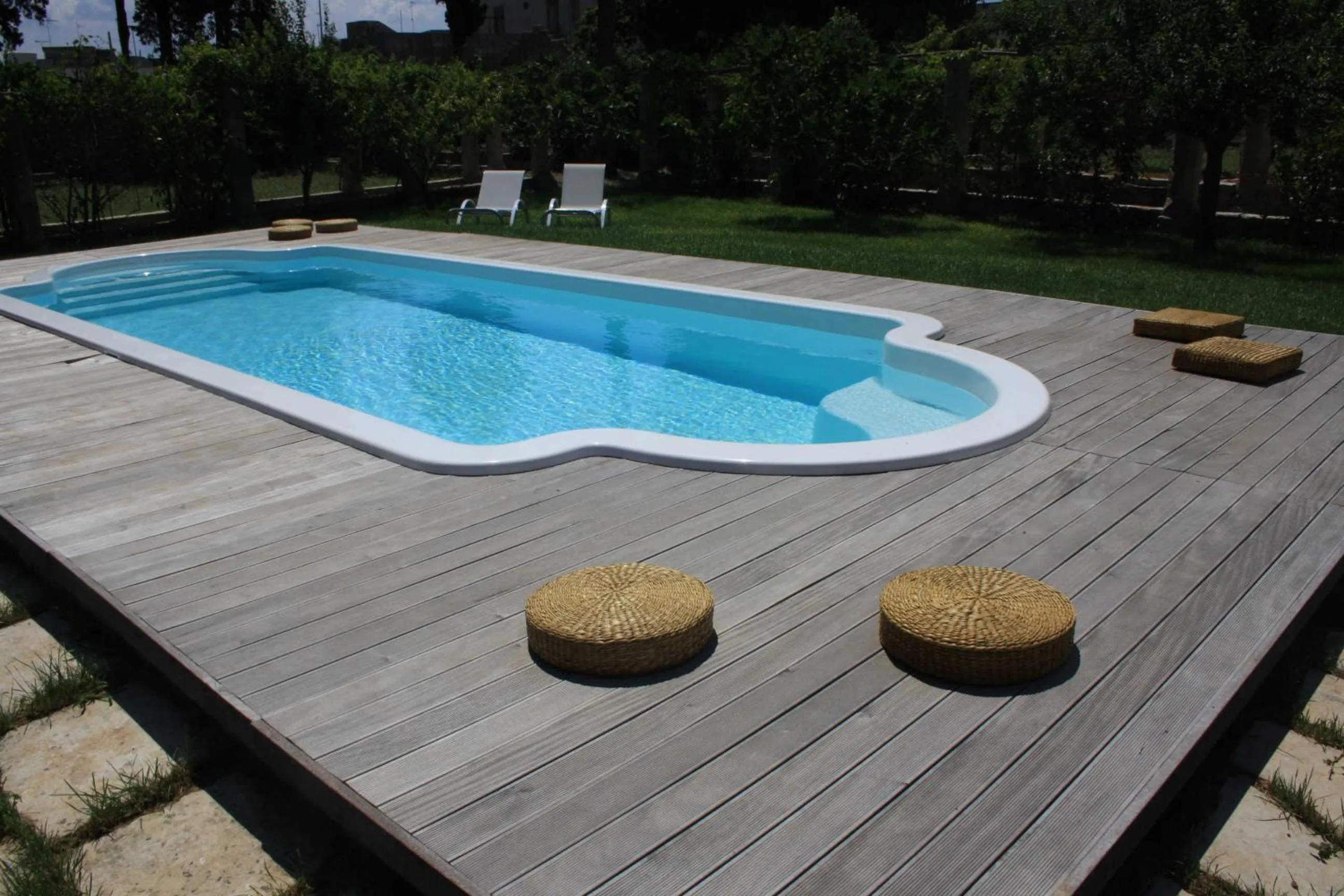 Pool view in Castello di Casamassella - Marea Stays Collection