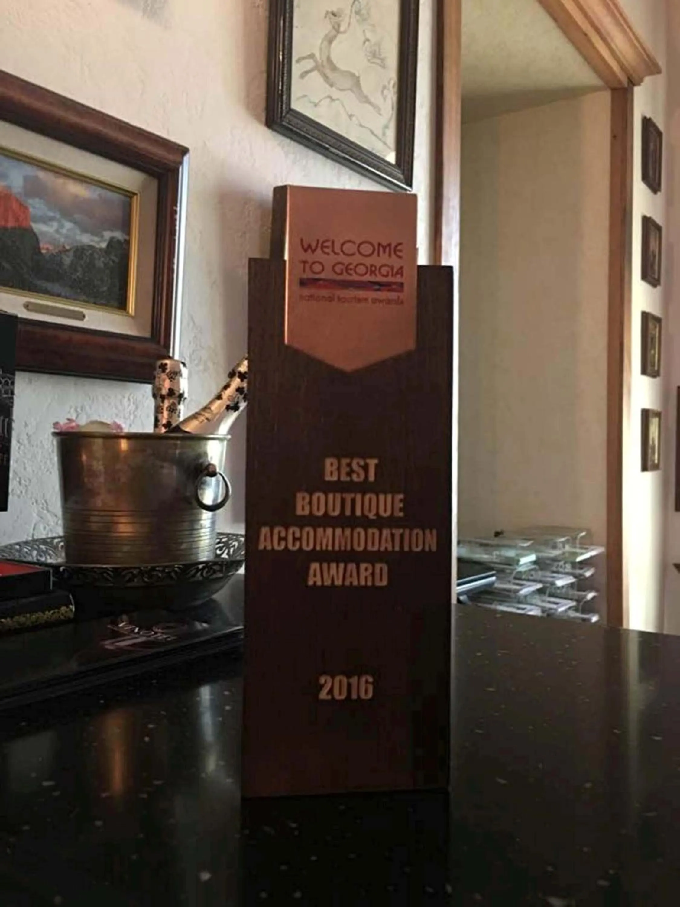 Certificate/Award in Vinotel Boutique Hotel