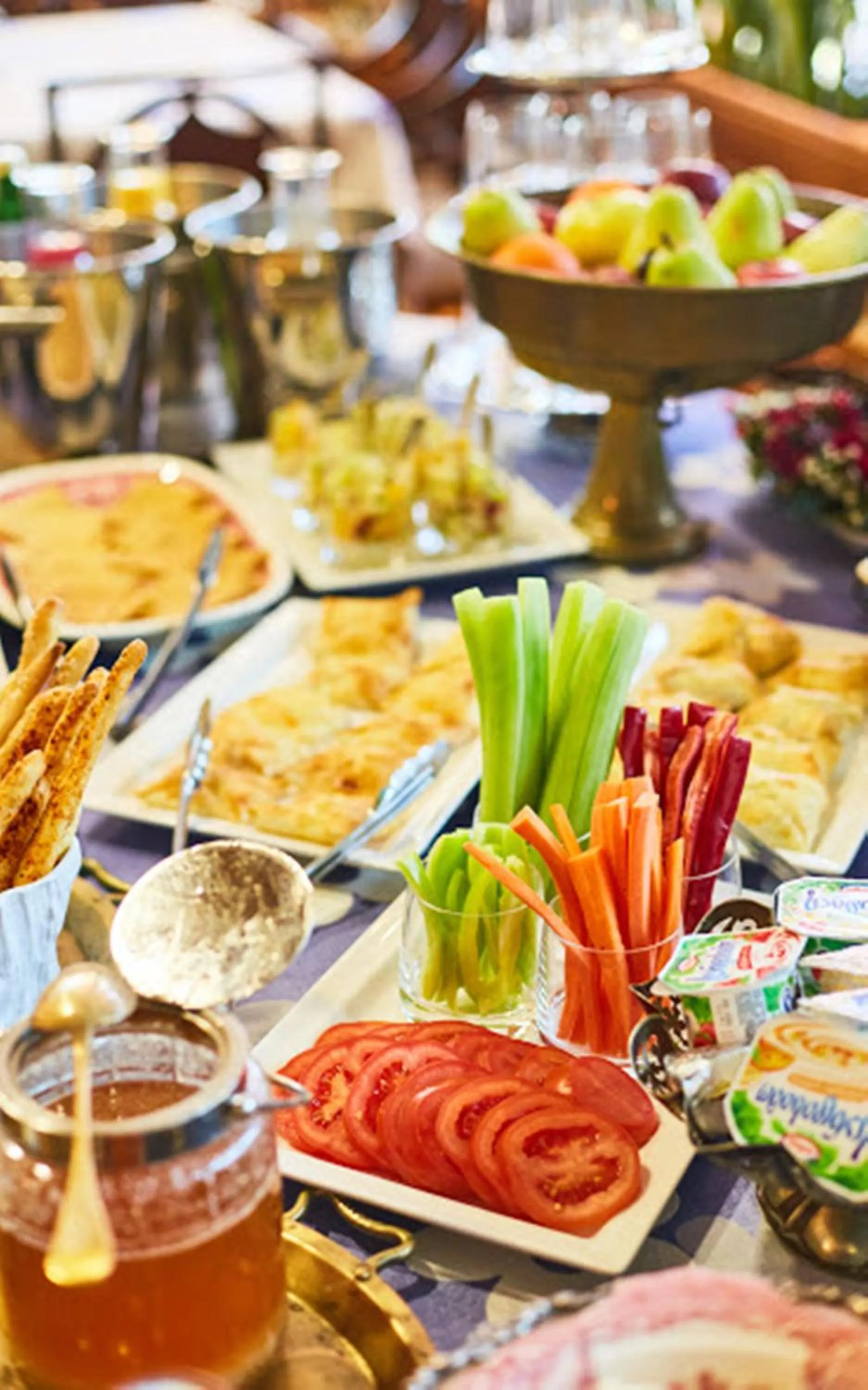 Buffet breakfast in Vinotel Boutique Hotel