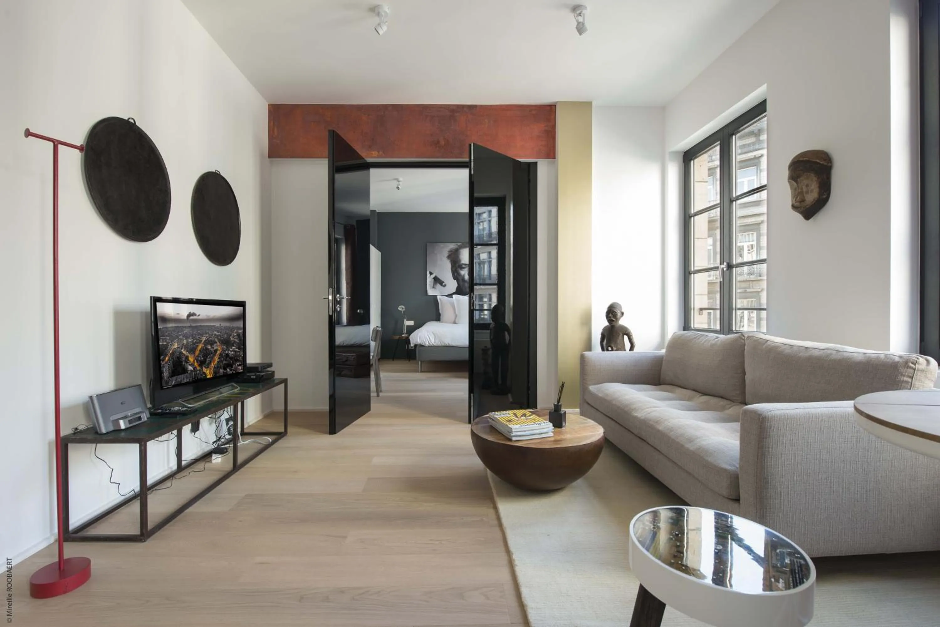 Living room in Smartflats Premium - Palace du Grand Sablon