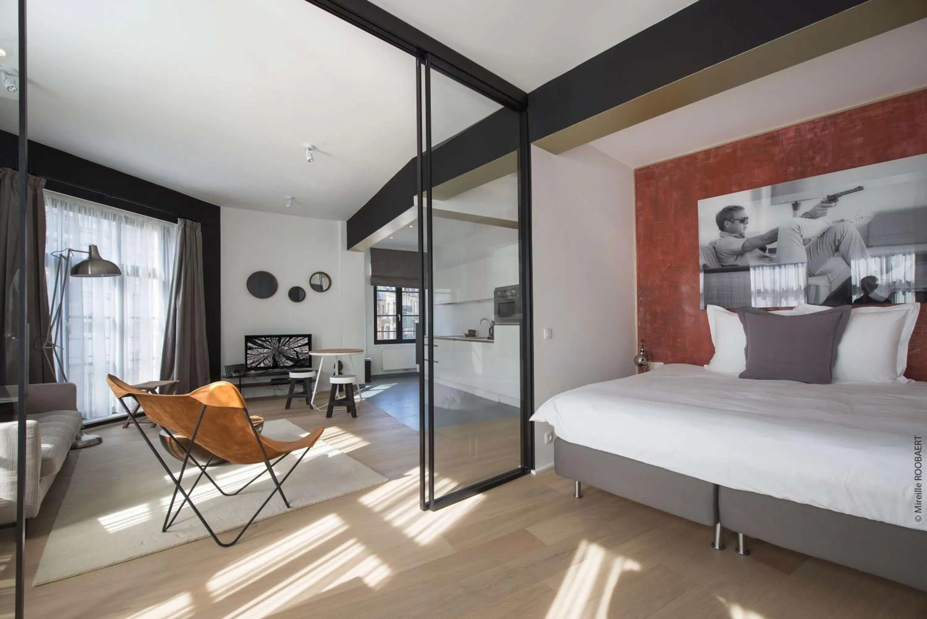 Bed in Smartflats Premium - Palace du Grand Sablon