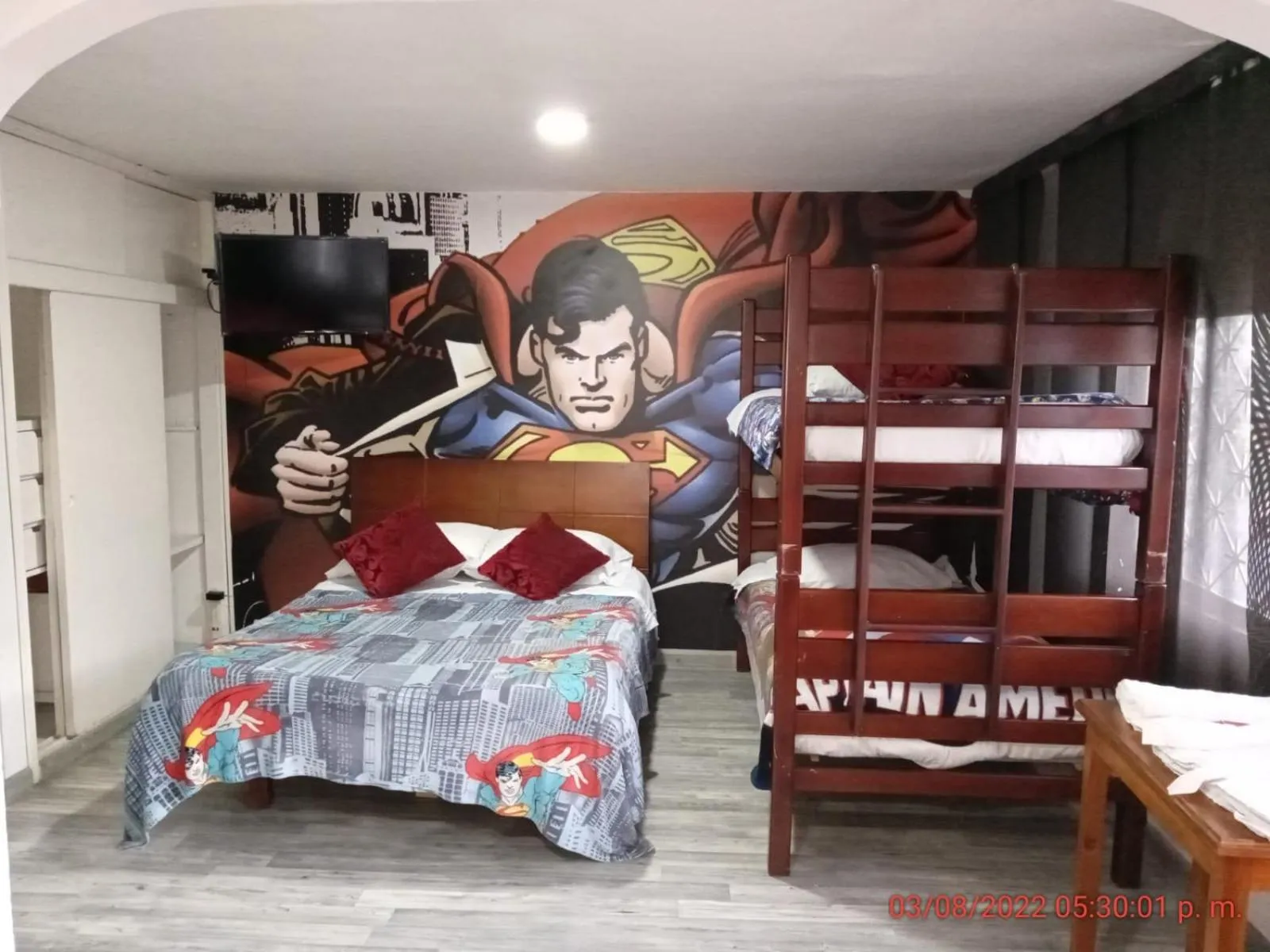 Bedroom, Bed in Hotel COMIC CITY