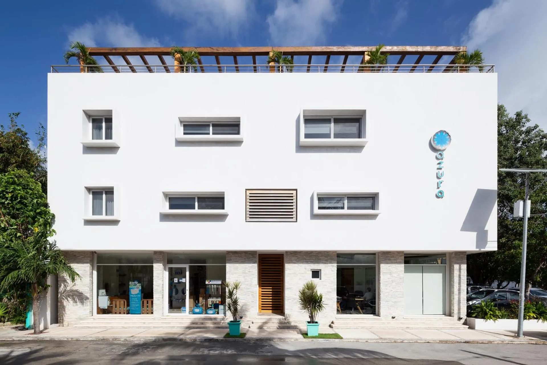 Facade/entrance in Azura Boutique Hotel