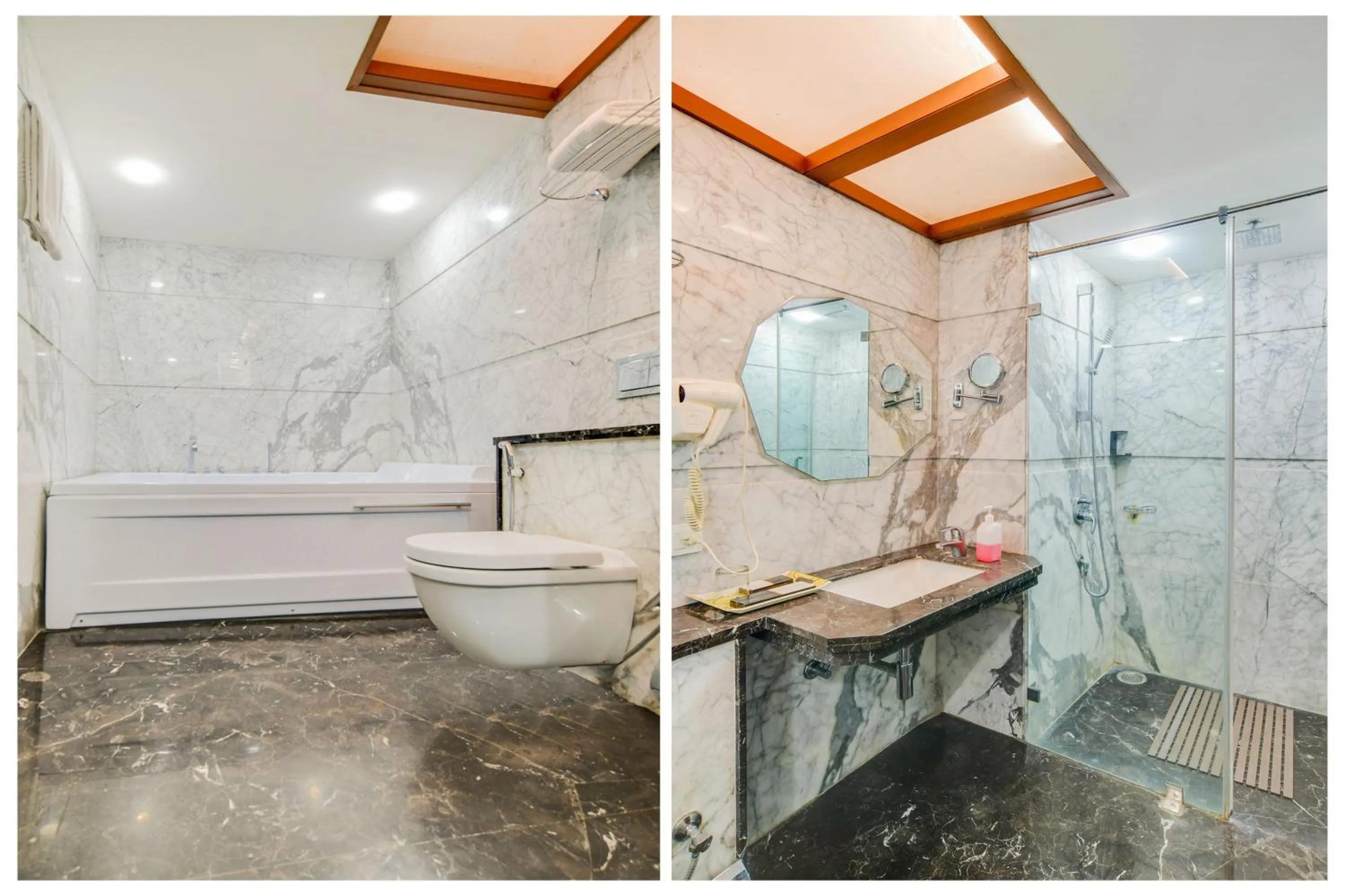 Bathroom in Palette by CheckIn Chappan Market Indore Formerly Sapphire Star