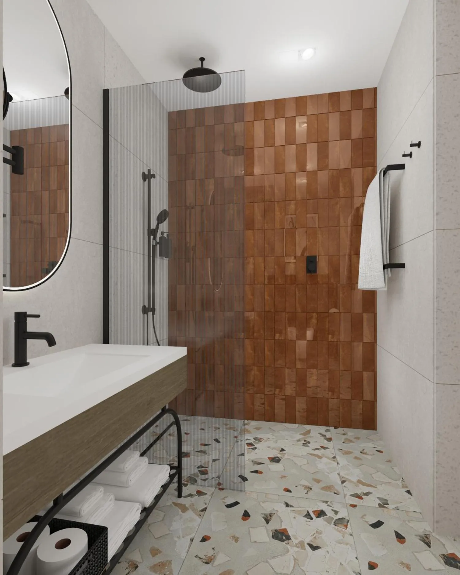 Shower in Hotel Indigo Krakow - Wawel Castle by IHG