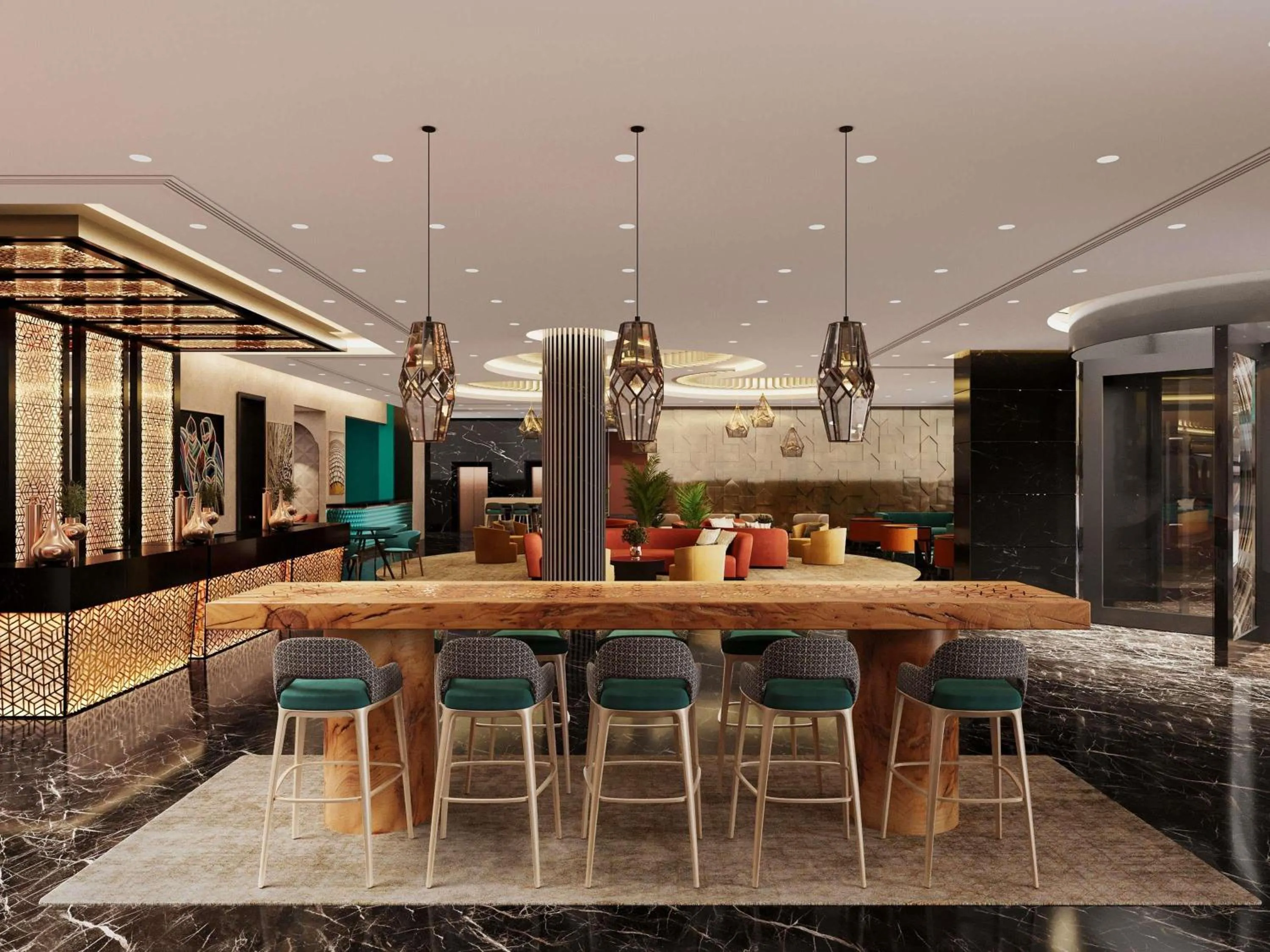 Lounge or bar in Mercure Muscat