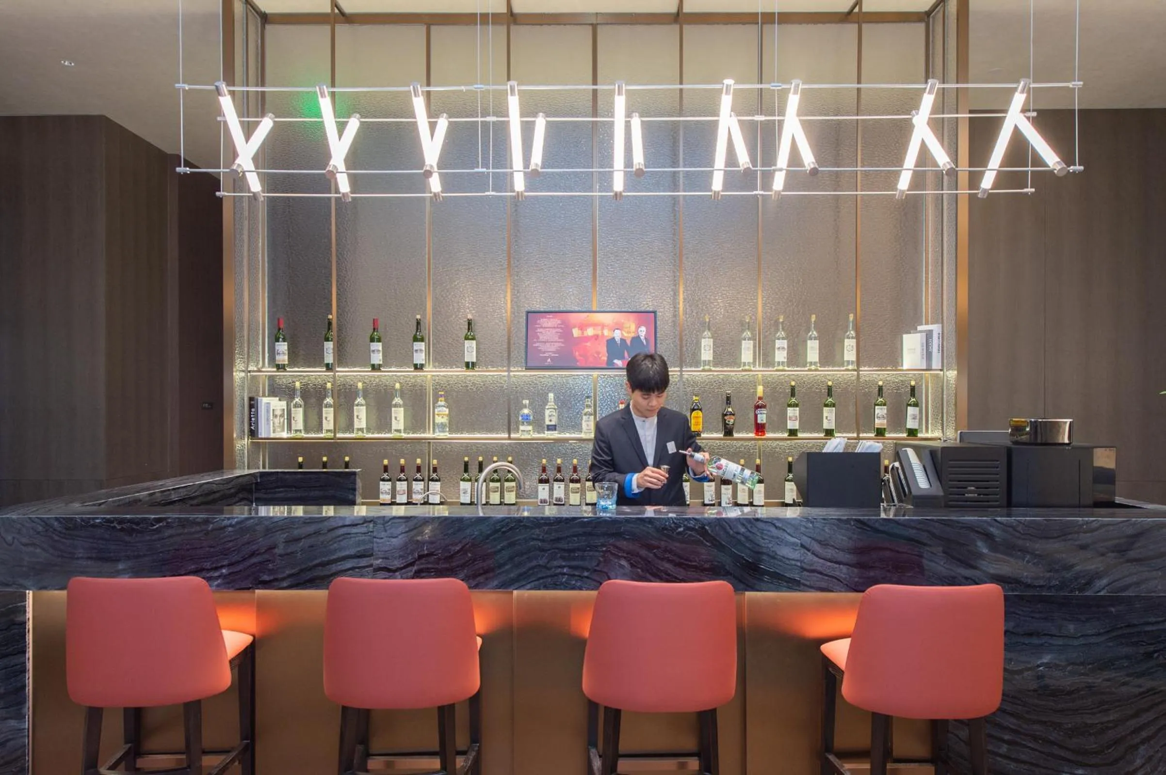 Lounge or bar in Novotel Wuxi