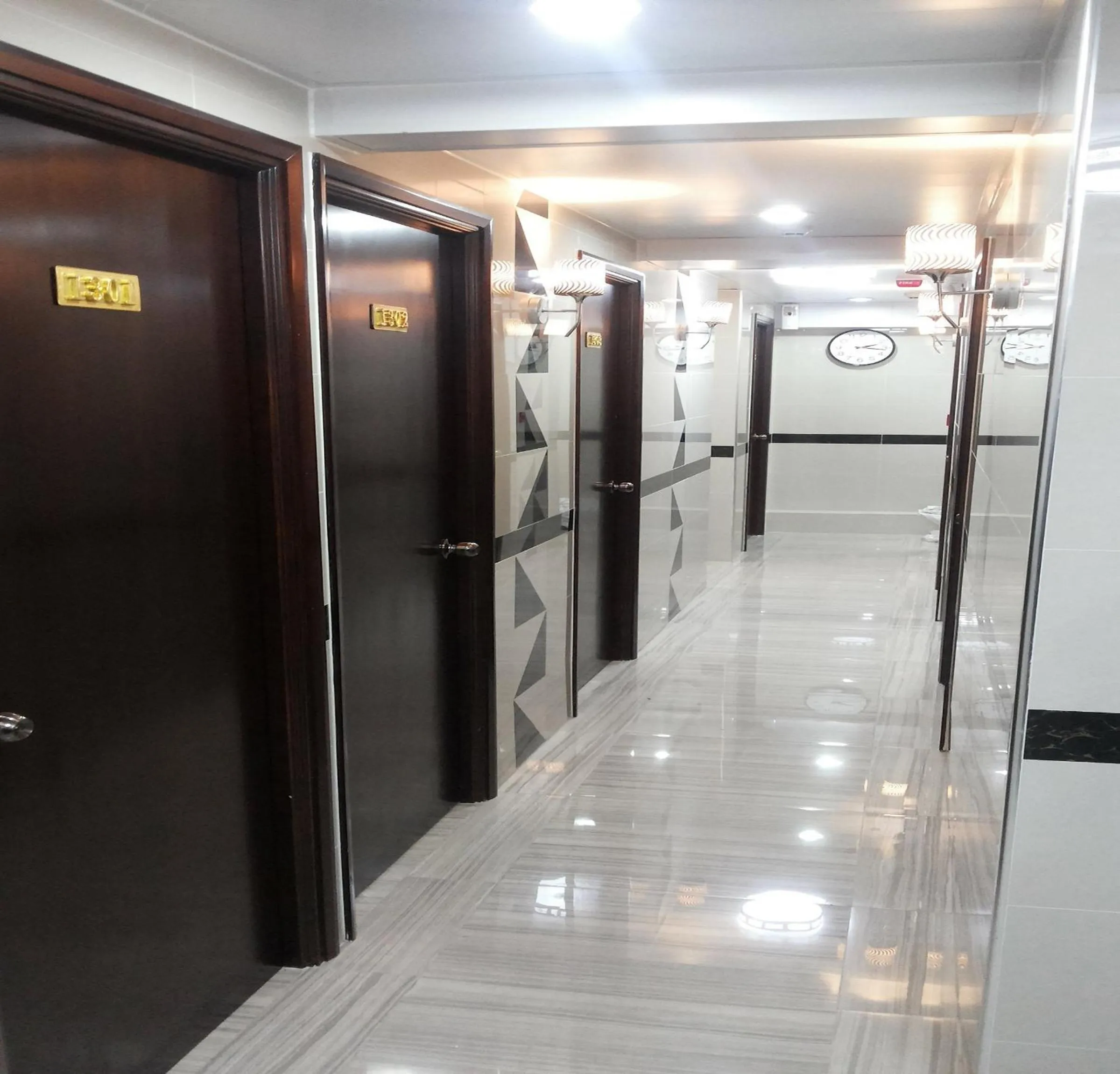 Decorative detail in Skycity Hostel