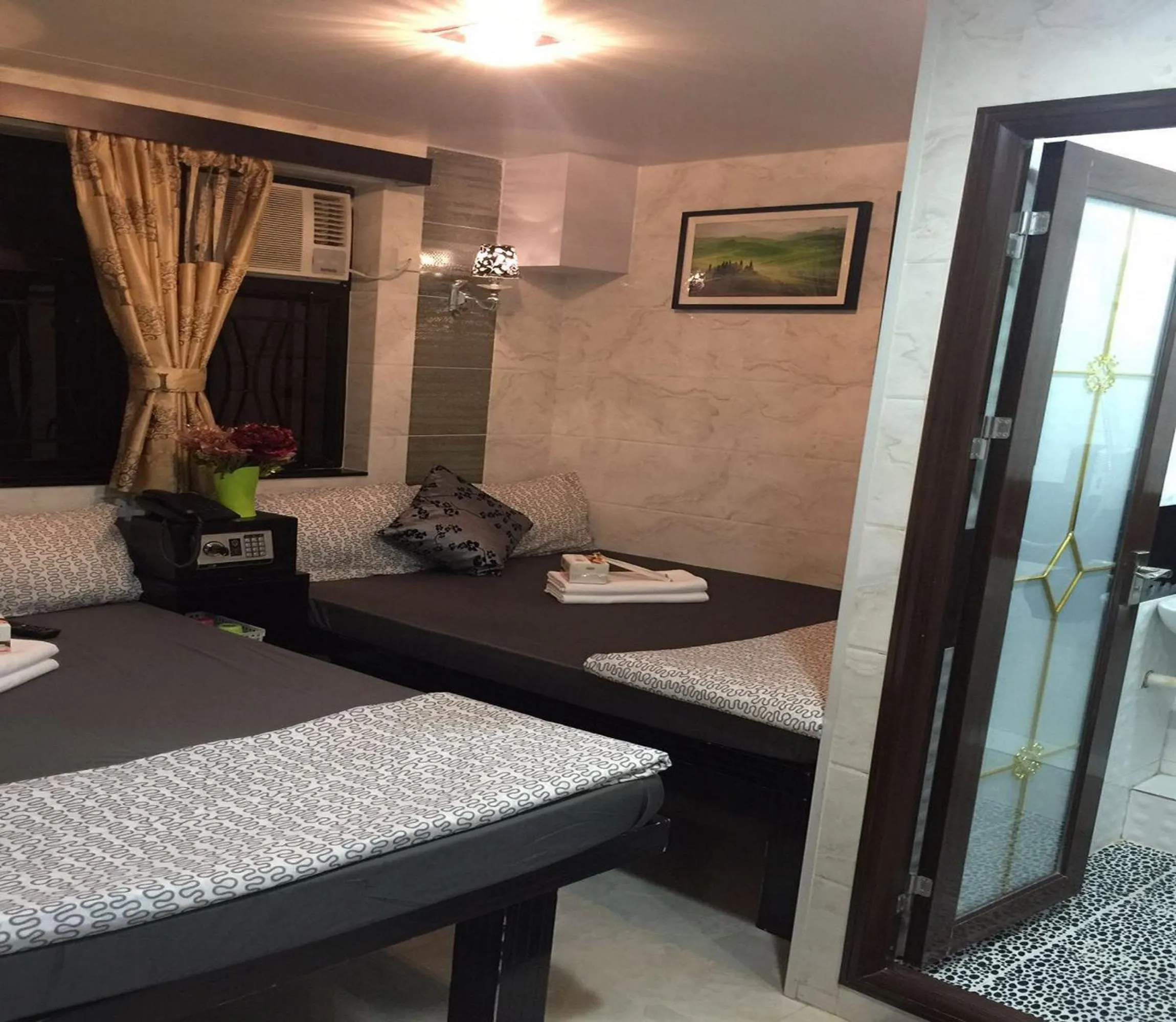 Decorative detail in Skycity Hostel