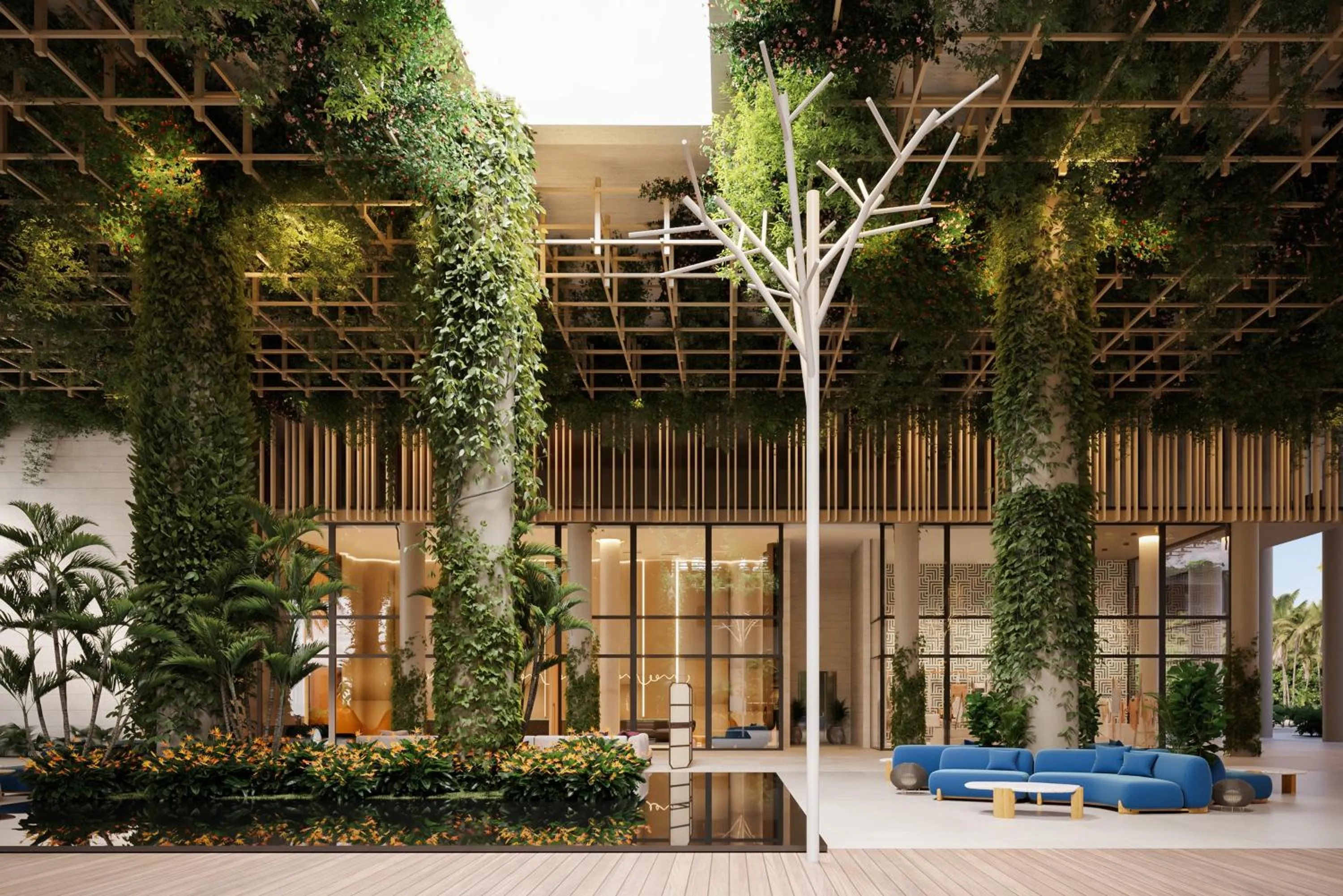 Lobby or reception in W Punta Cana, Adult All-Inclusive