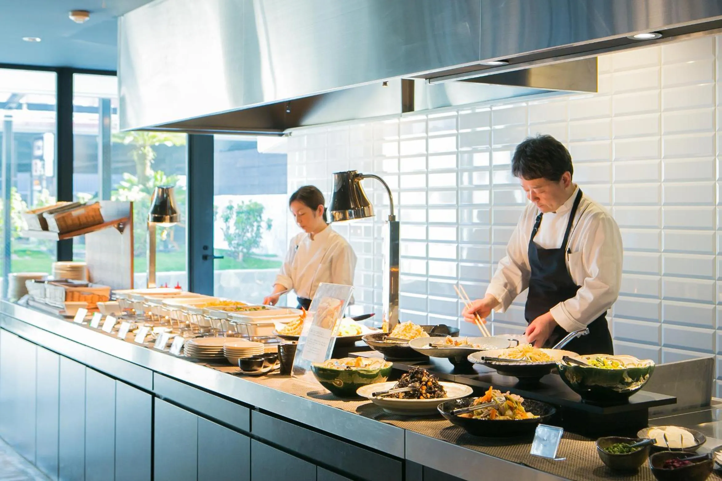 Buffet breakfast in Sakura Terrace The Gallery