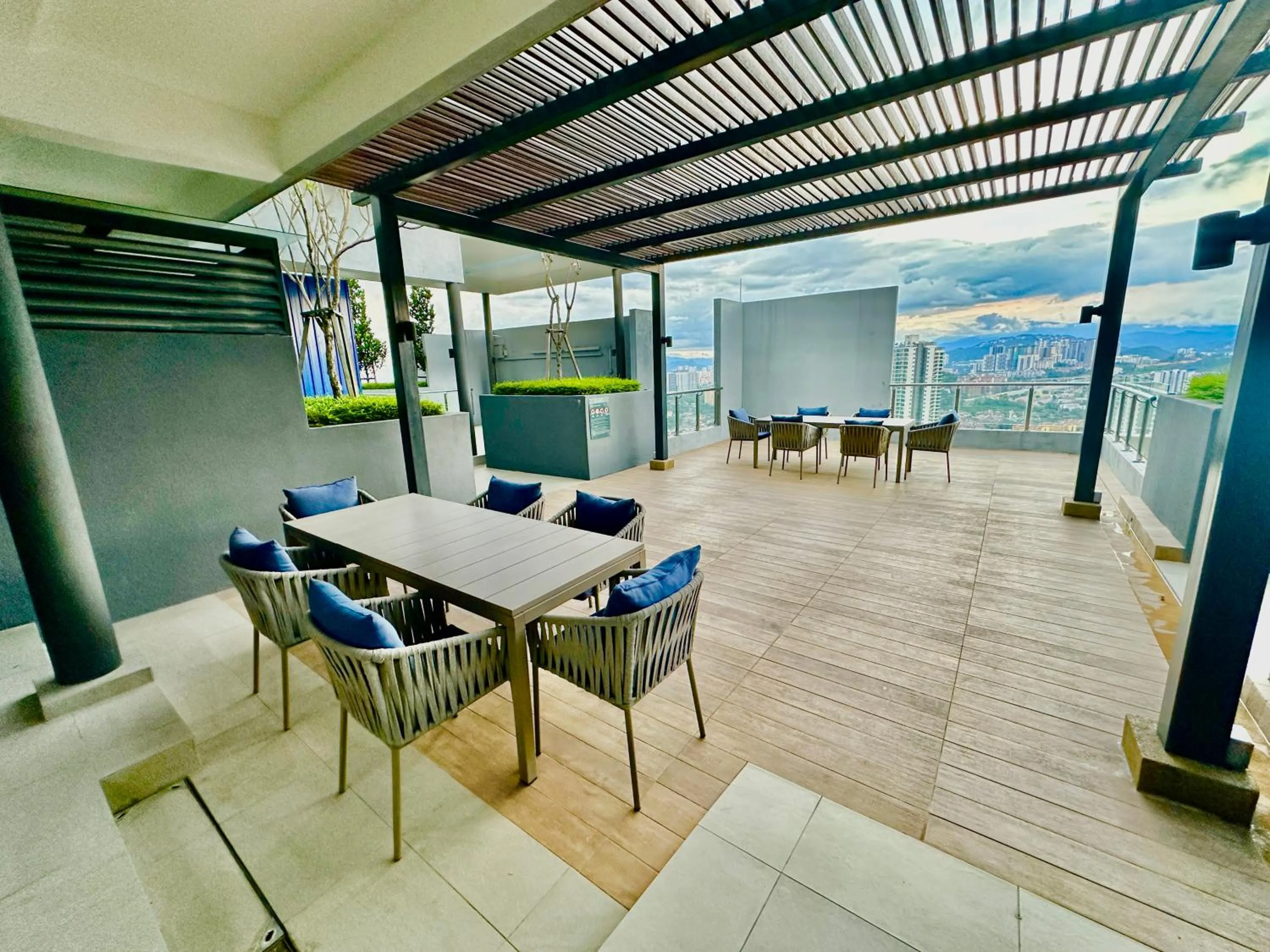 Patio in Neu Suites Service Apartment By Moonlight