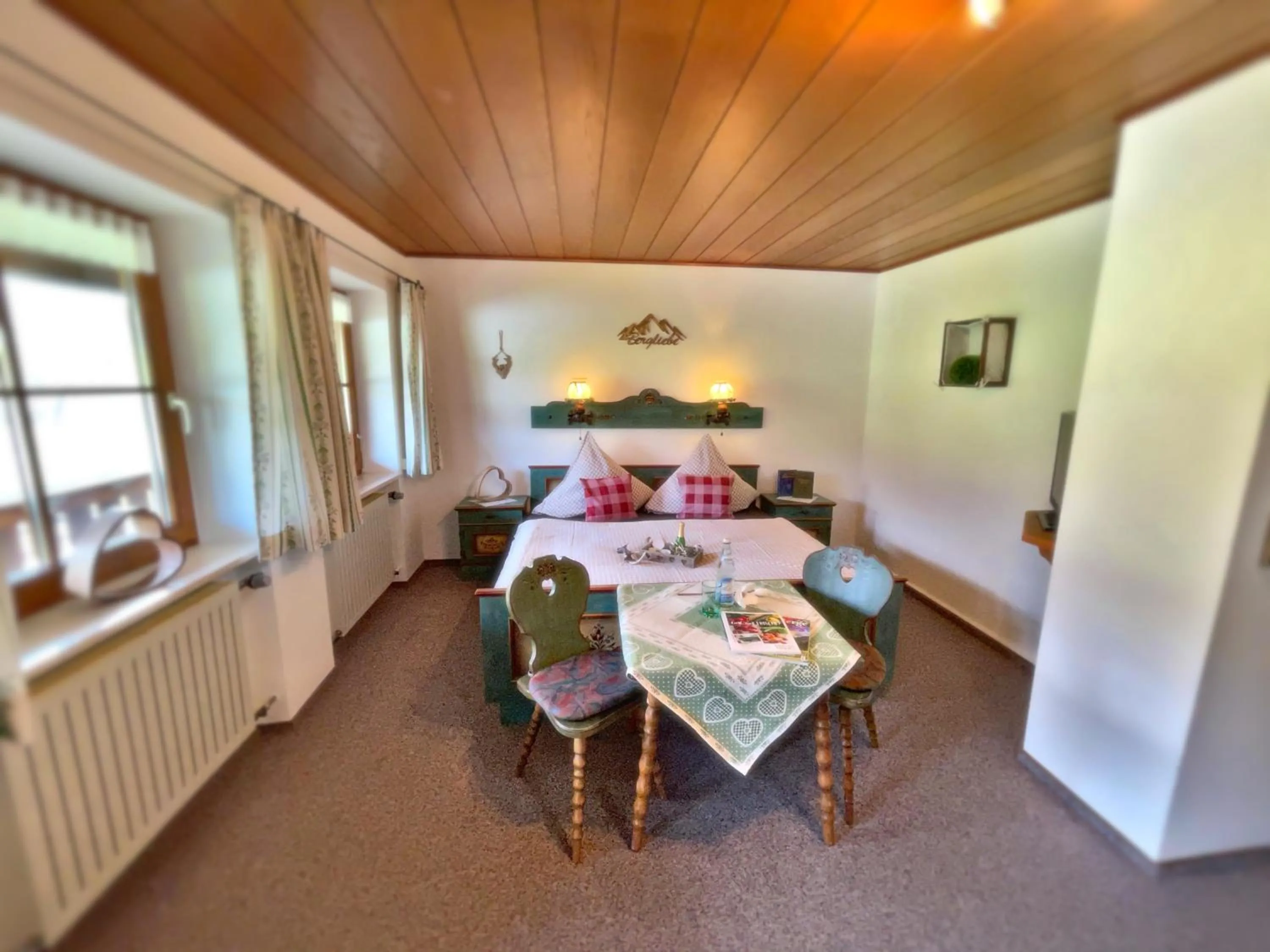 Bedroom, Bed in Pension Loiplstüberl