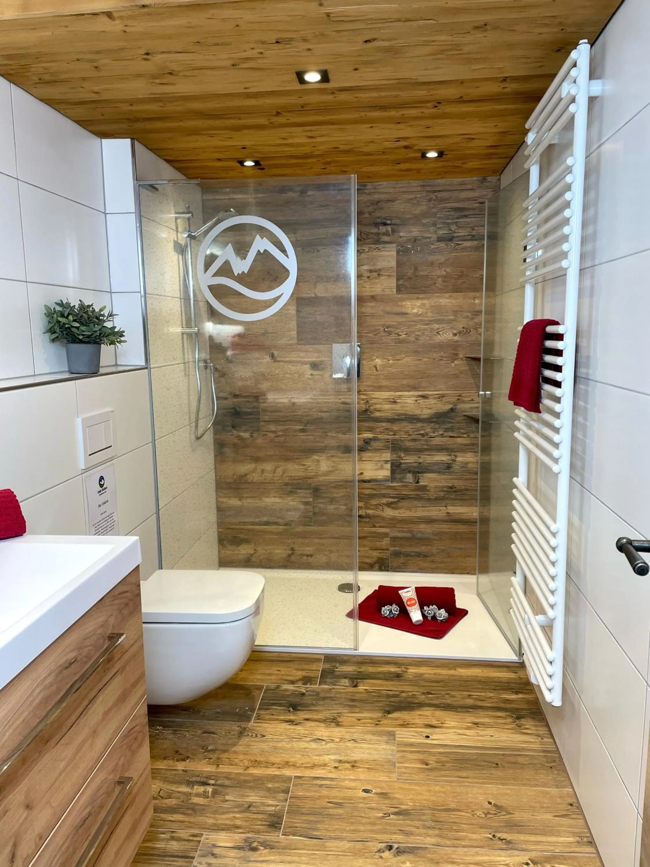 Shower in Pension Loiplstüberl