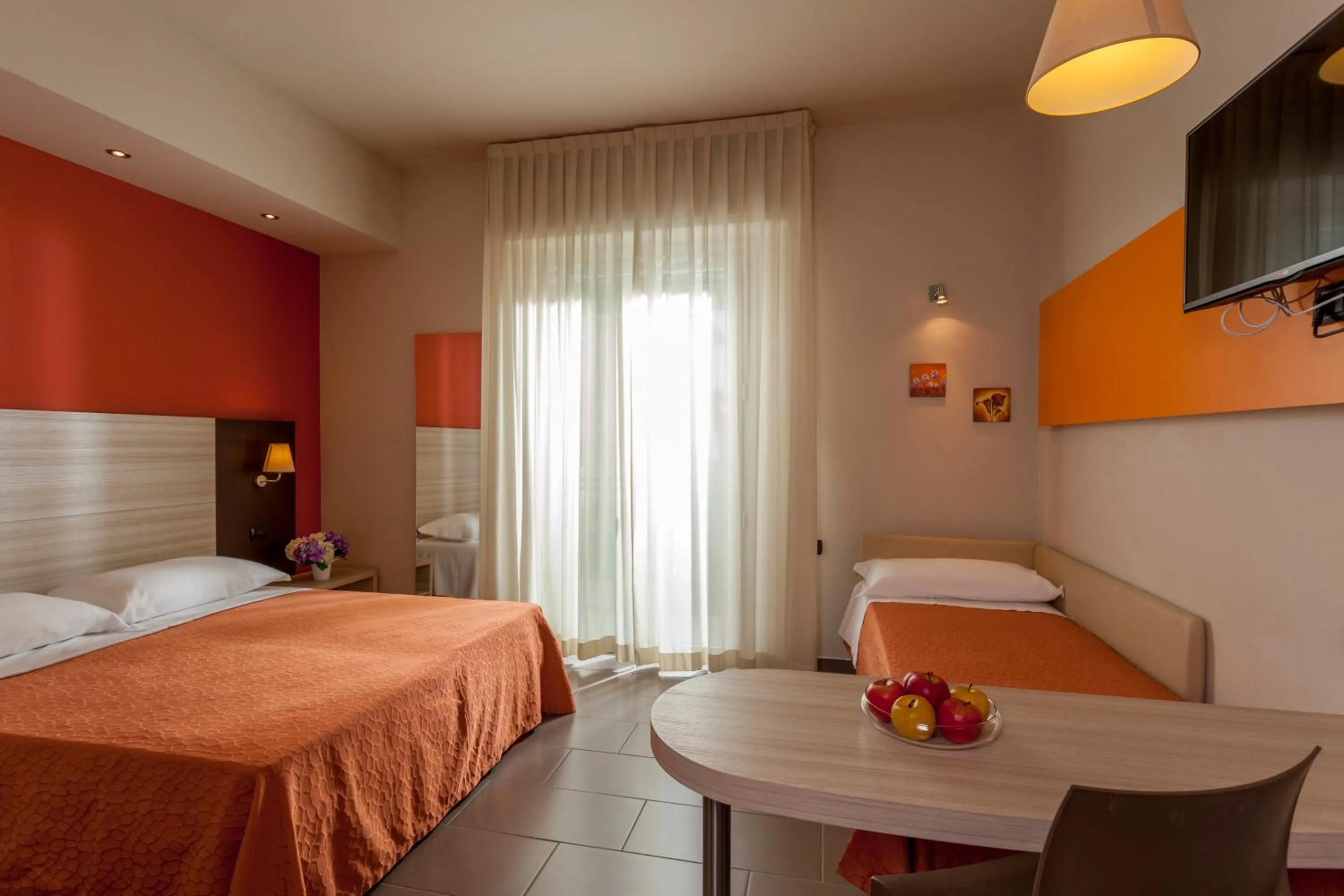 Bed in Hotel Aurora Mare