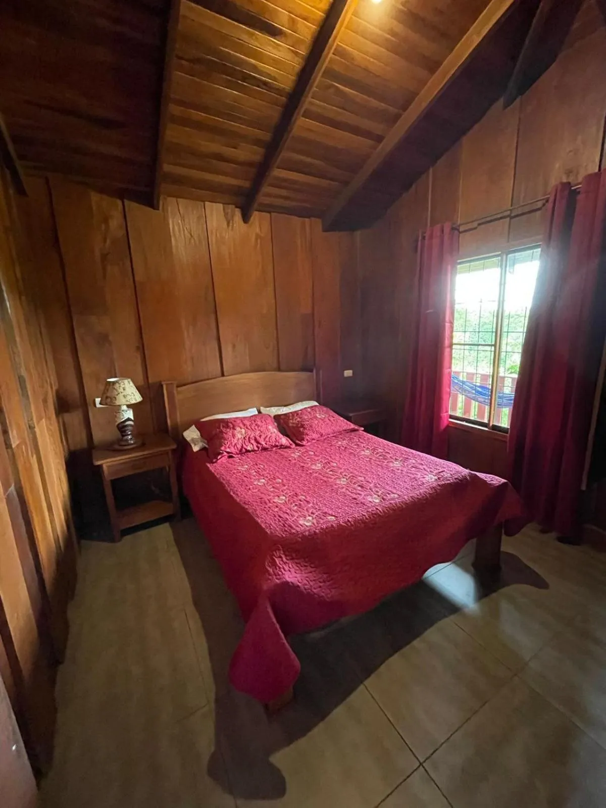 Bed in Cabinas La Catarata