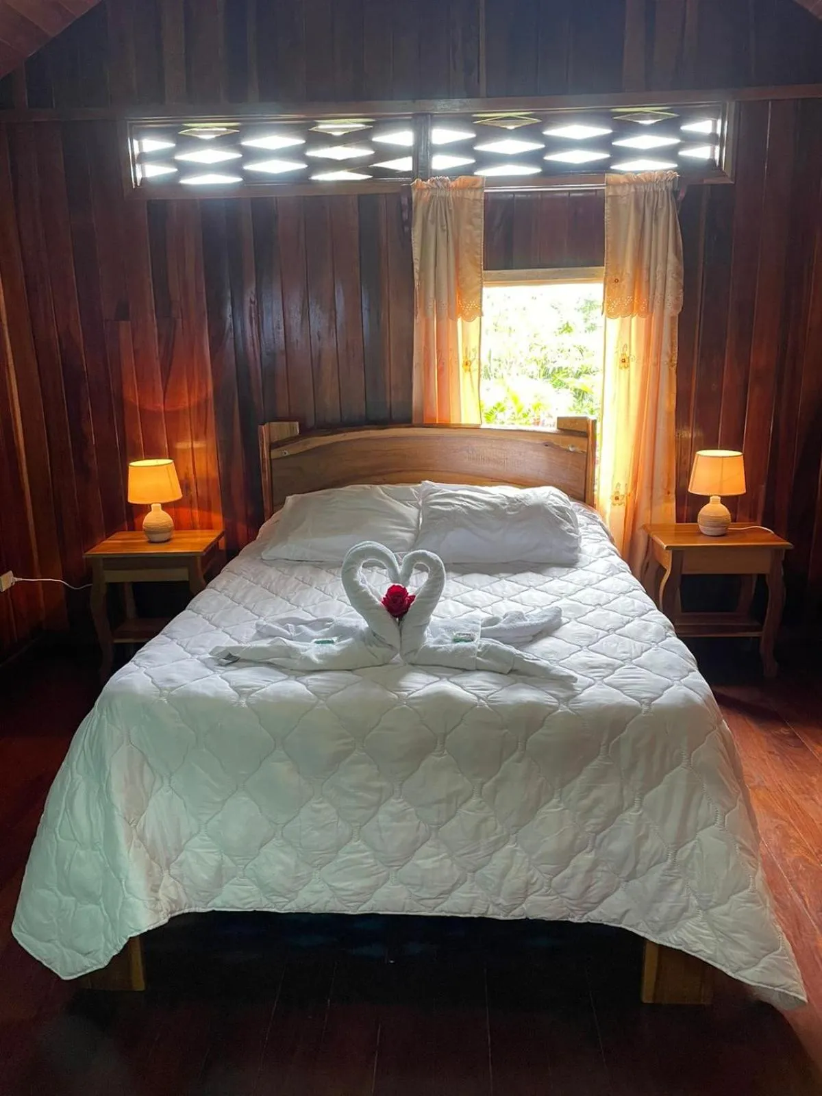 Bed in Cabinas La Catarata