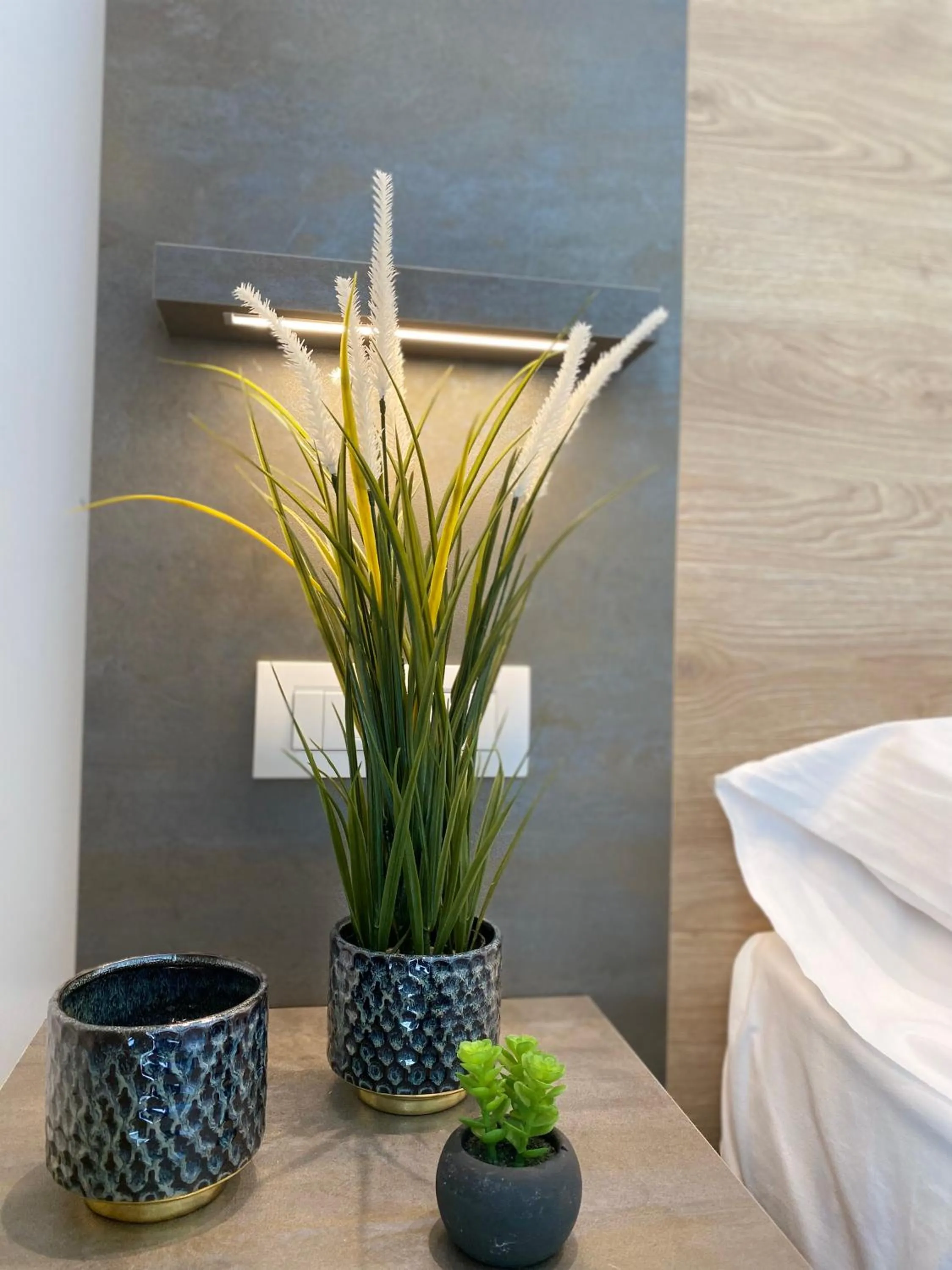 Decorative detail, Bed in Hotel Ducale